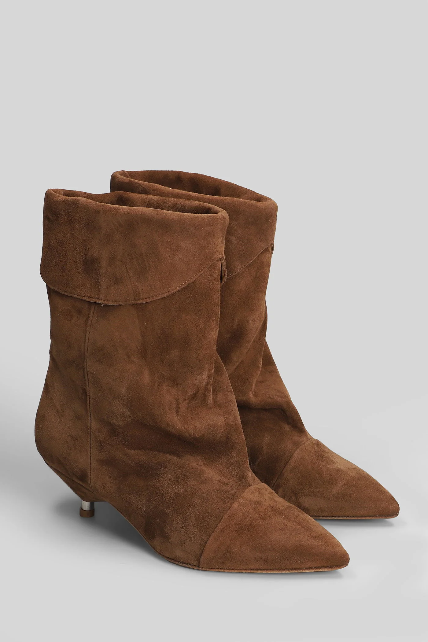 Miriam low heels Ankle boots in leather color suede - Image 2