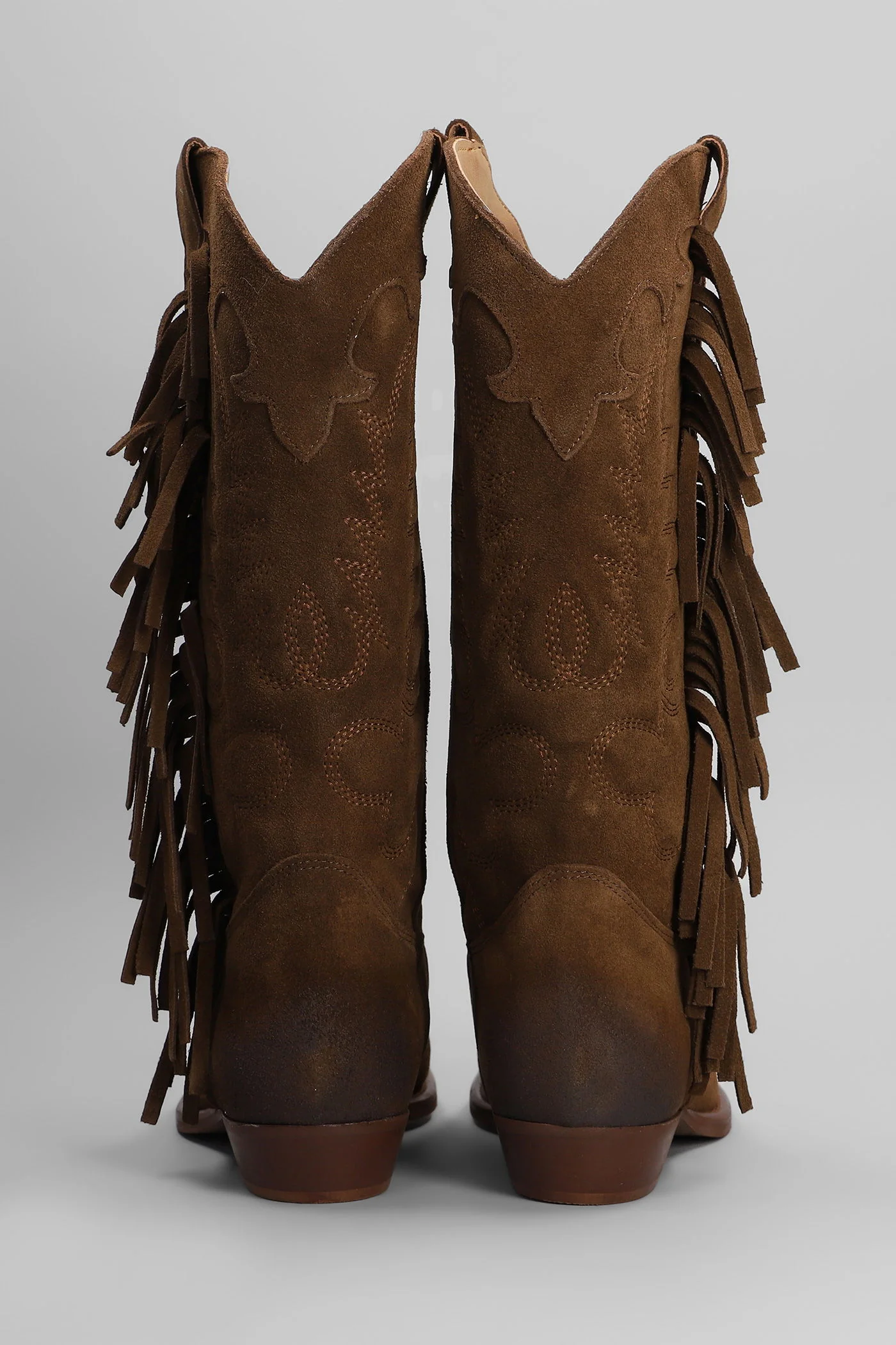 Oklahoma texan boots in leather color suede - Image 4