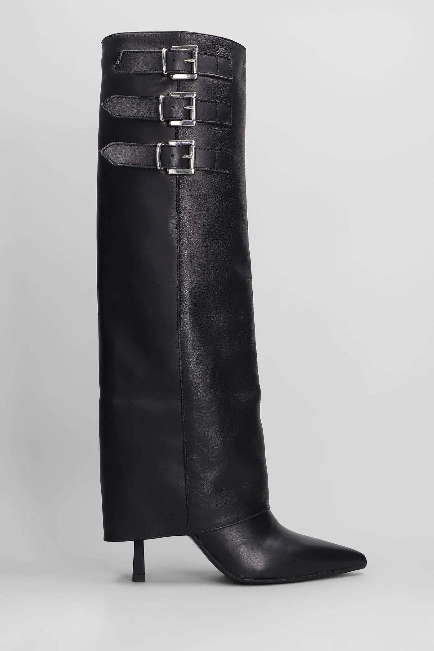 Sabrina High heels boots in black leather