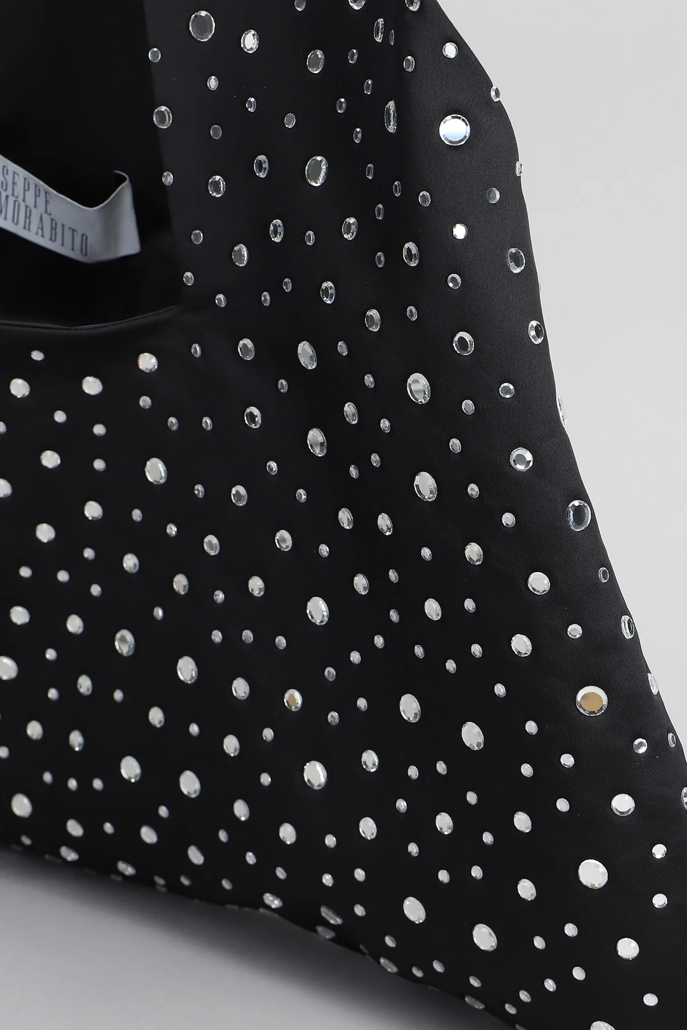 Hand bag in black polyester - Image 4