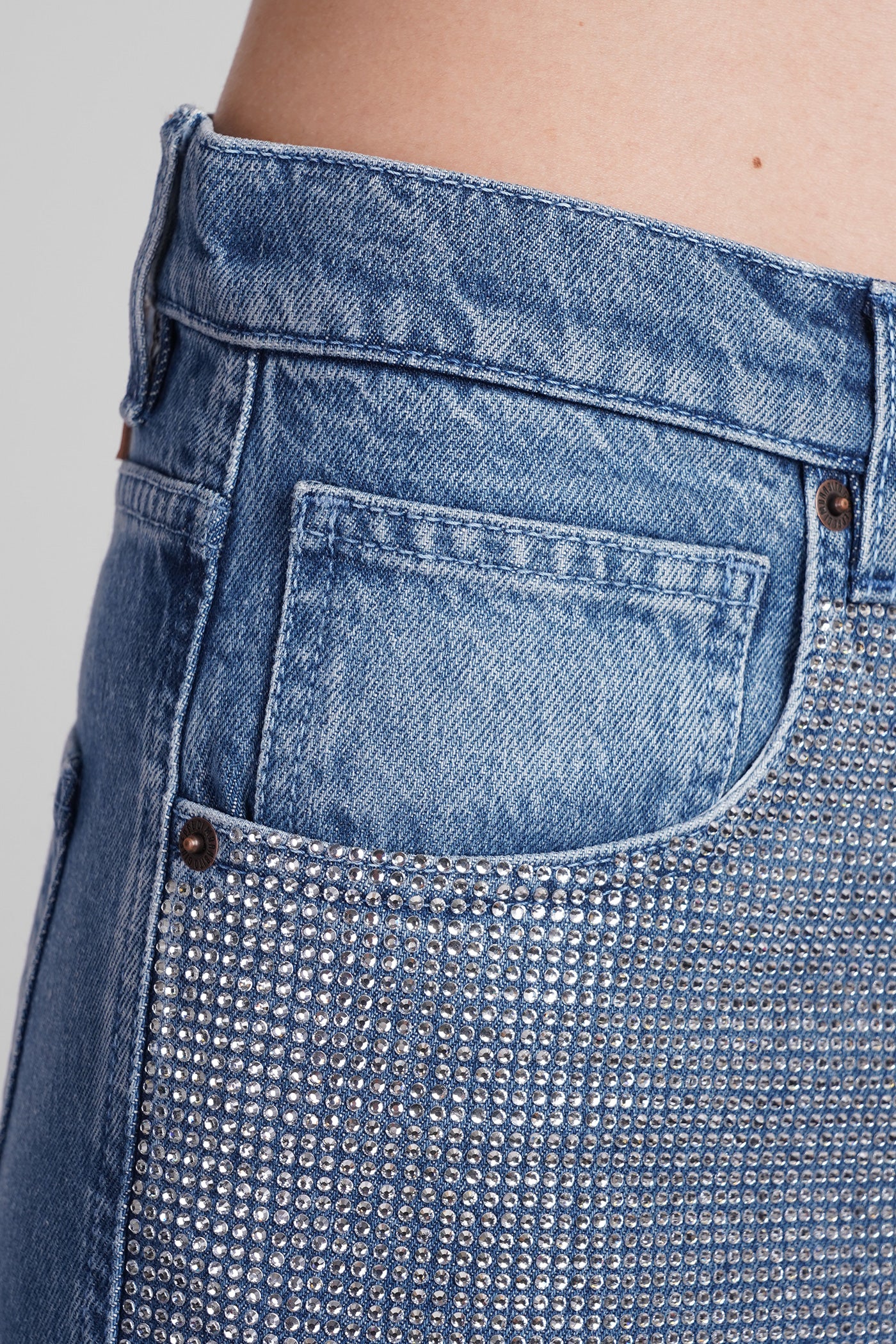 Jeans in blue cotton - Image 5