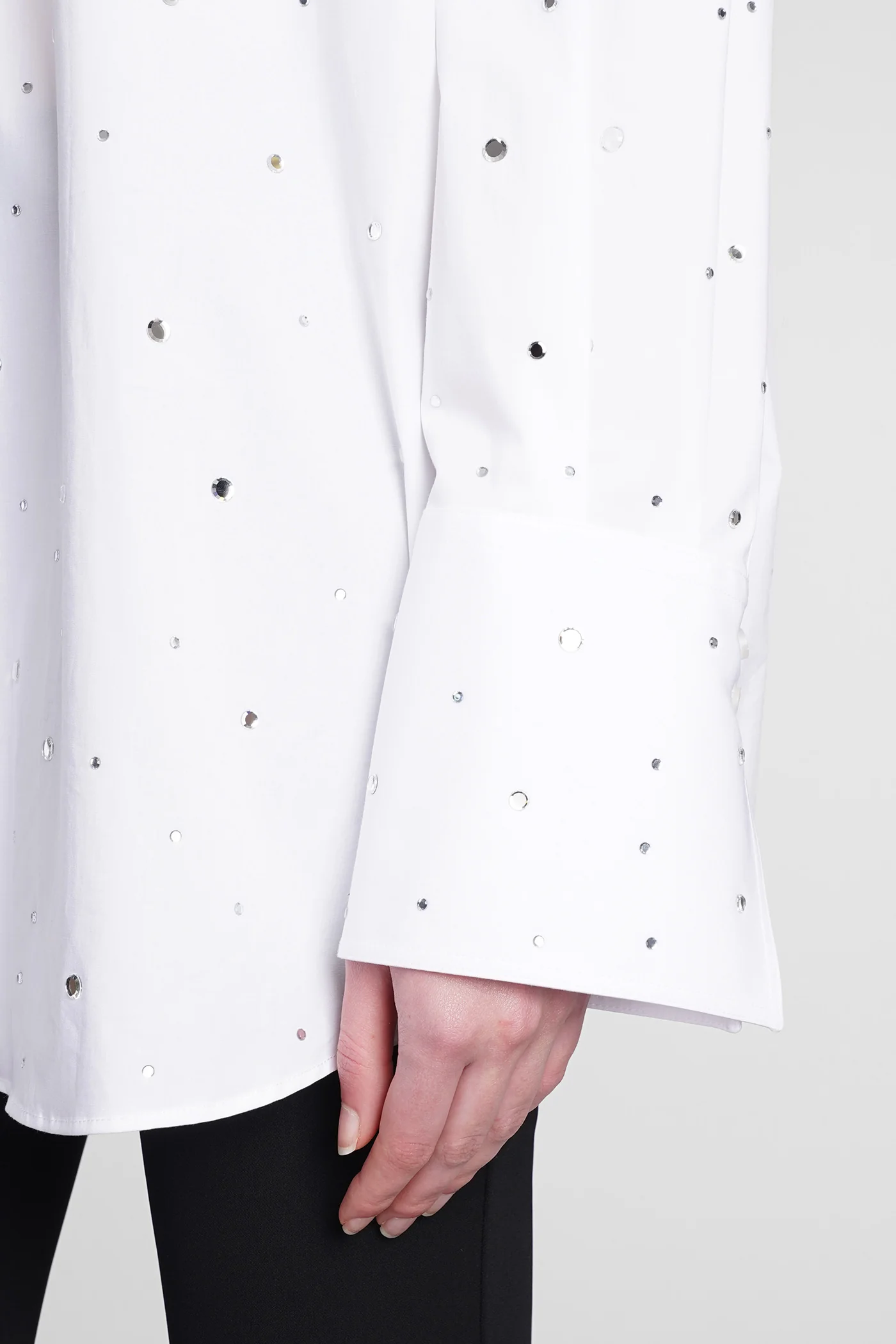 Shirt in white cotton - Image 5