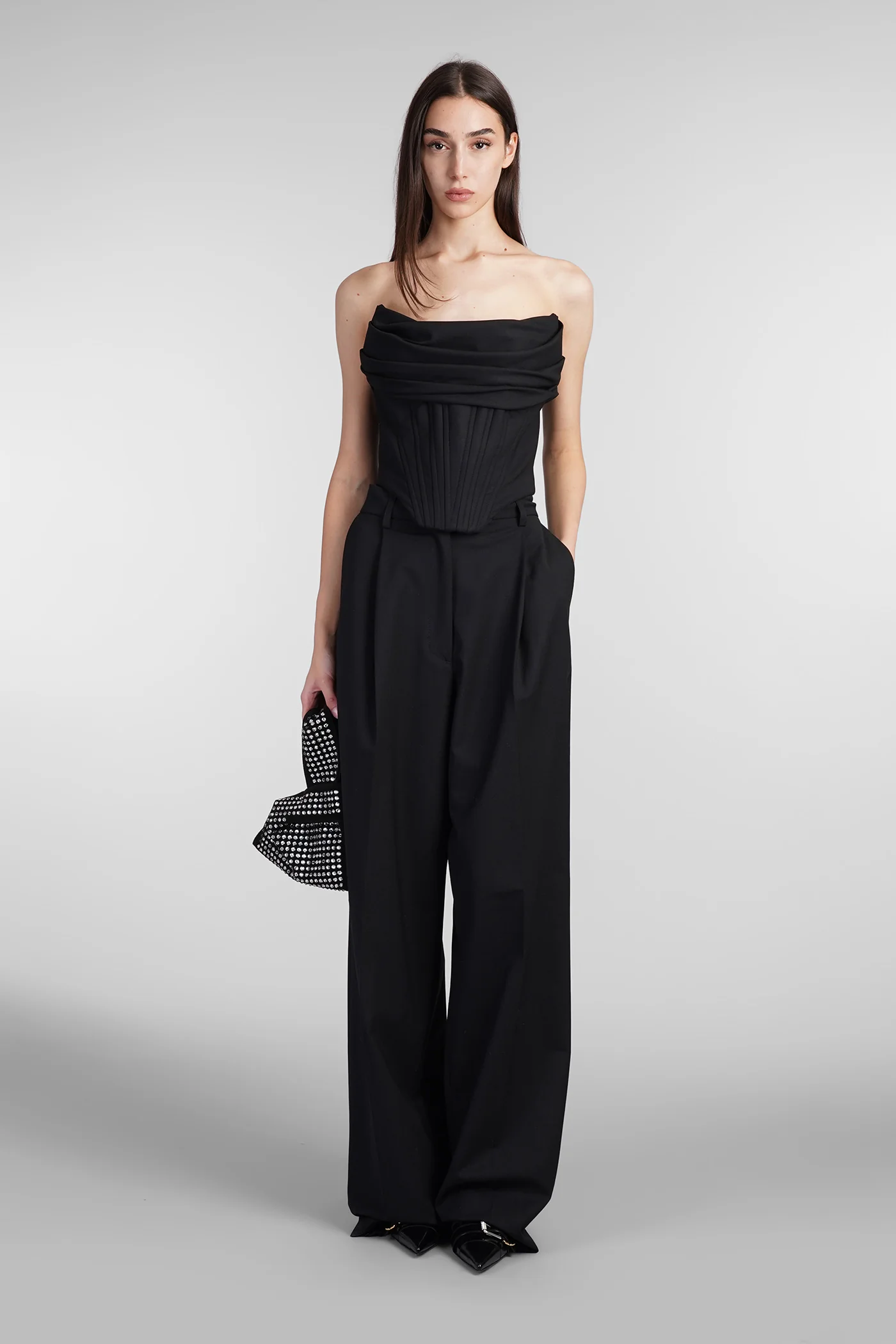 Topwear in black wool - Image 2