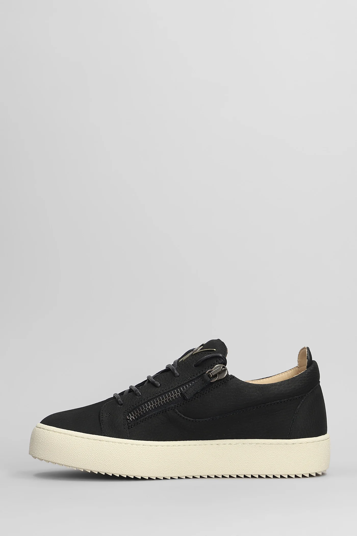 Frankie Sneakers in black leather - Image 3