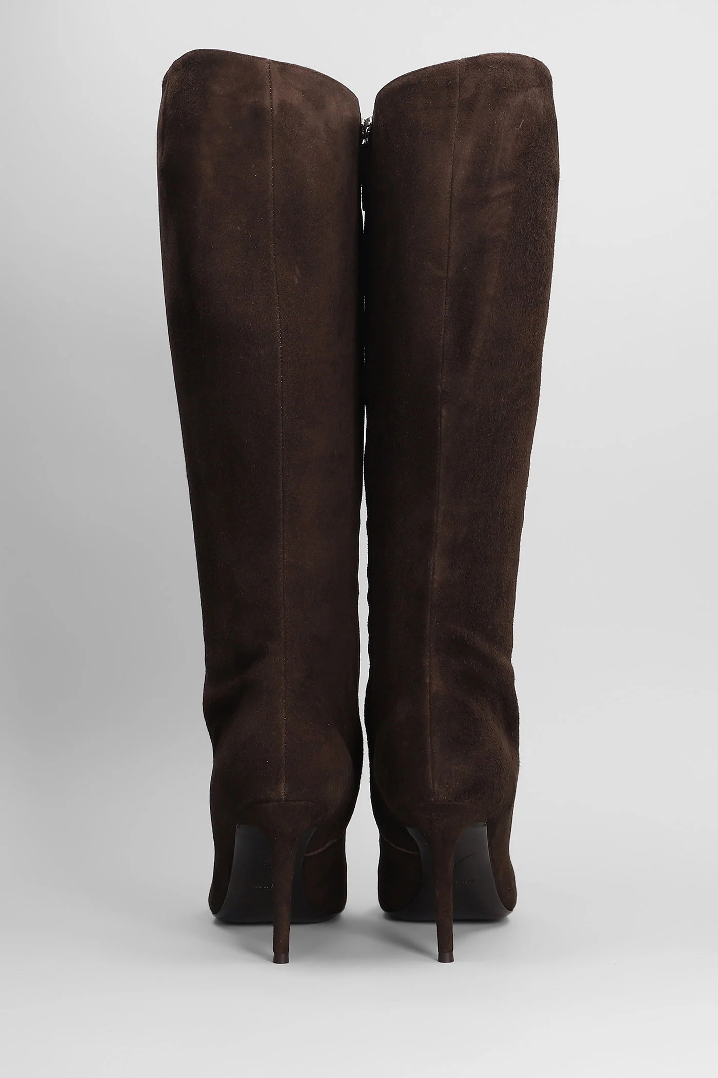 Gz tamigi 85 High heels boots in brown suede - Image 4