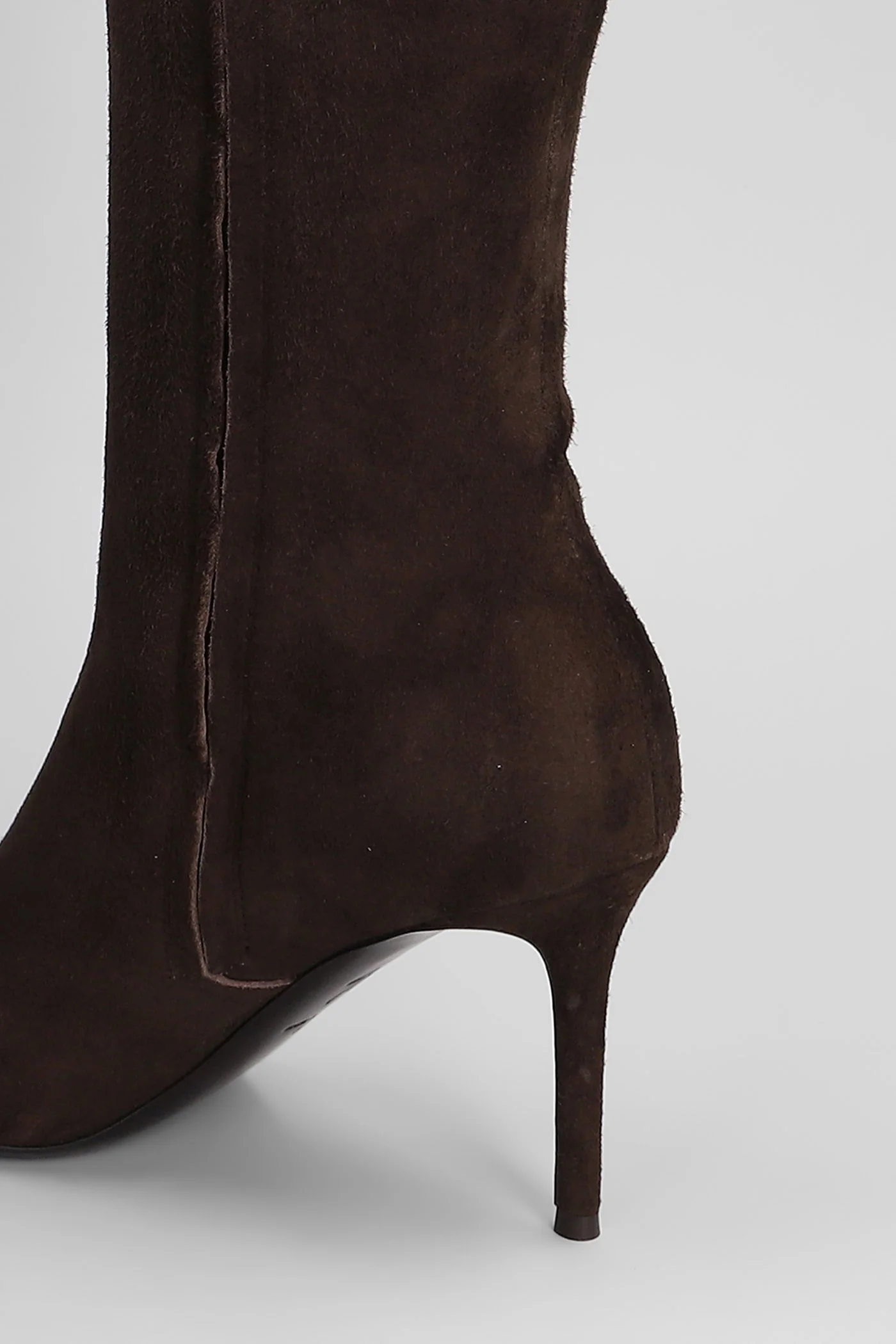 Gz tamigi 85 High heels boots in brown suede - Image 5