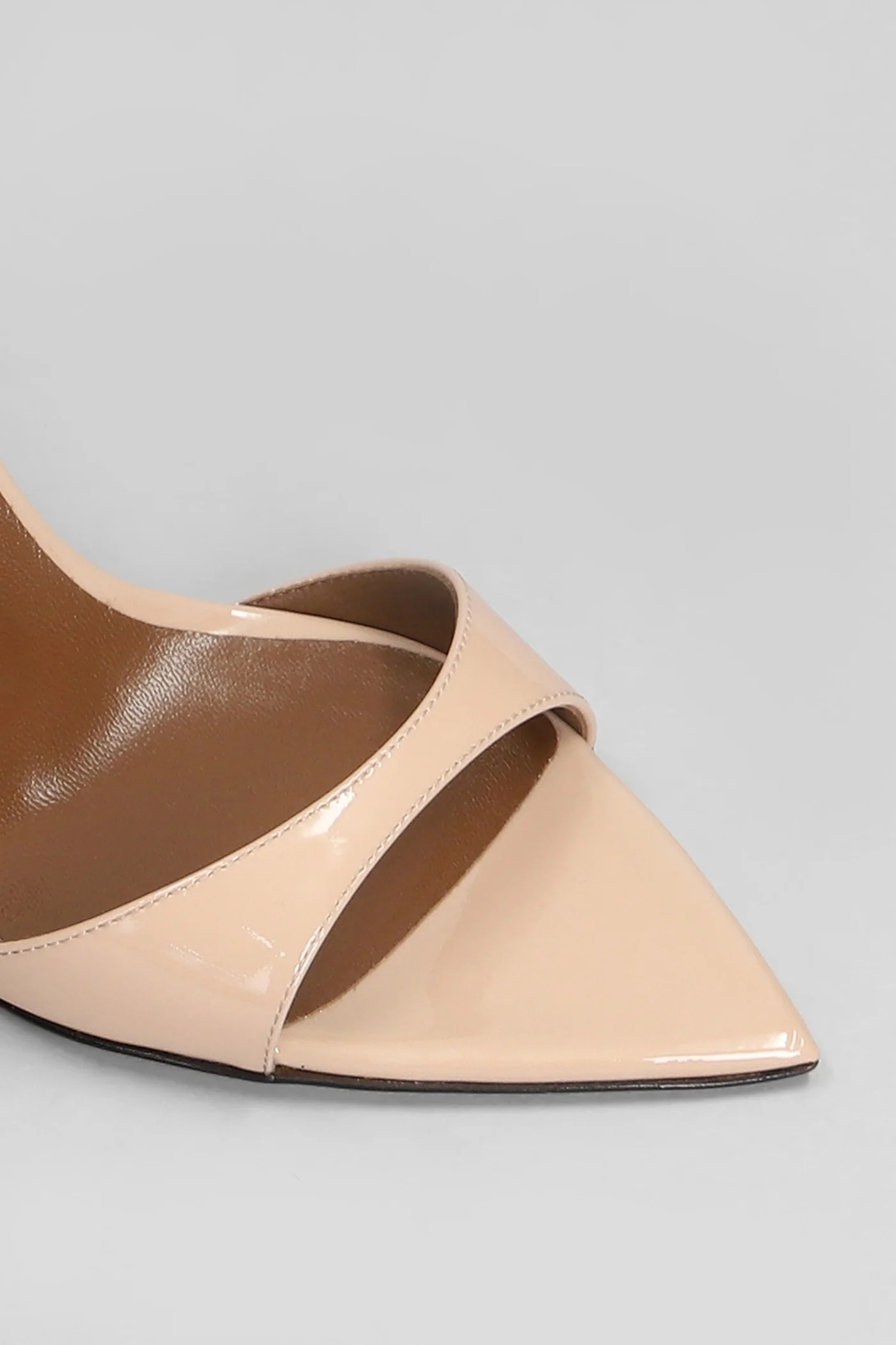 Intriigo strap 105 Sandals in powder patent leather - Image 5