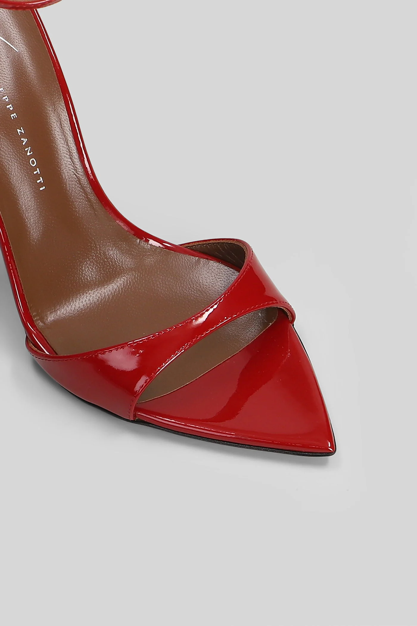 Intriigo strap 105 Sandals in red patent leather - Image 5