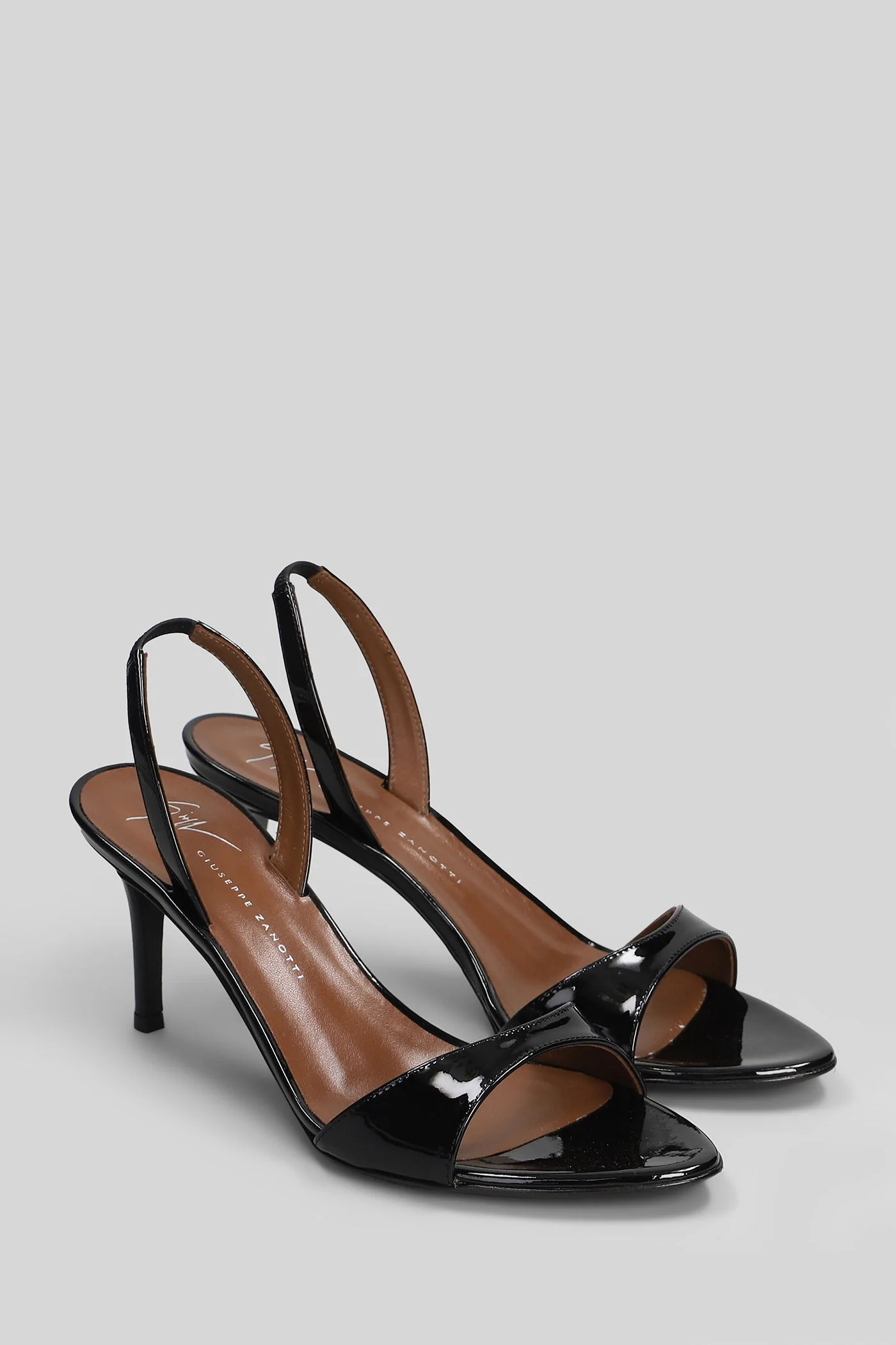 Lilibeth 90 Sandals in black patent leather - Image 12