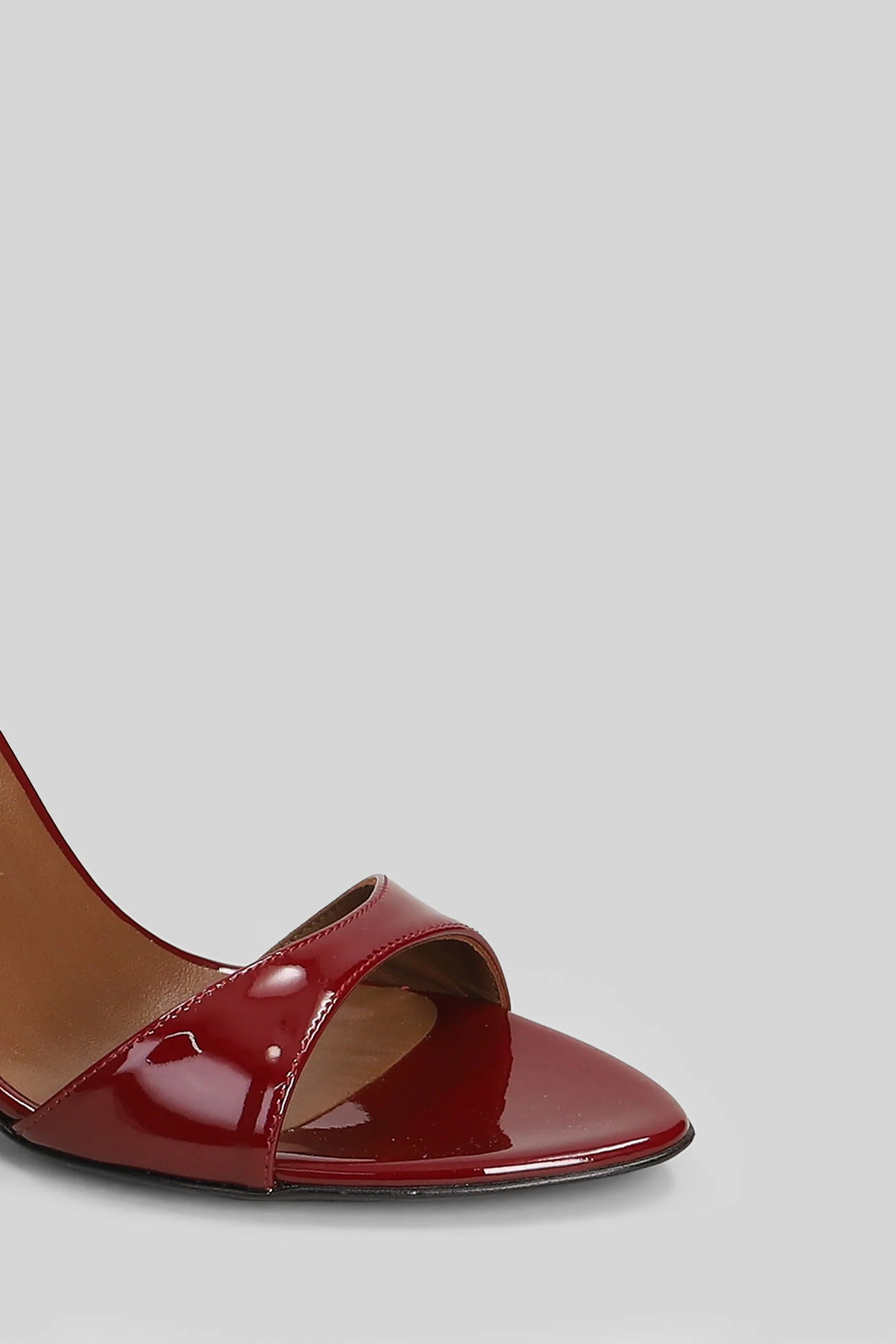 Lilibeth 90 Sandals in bordeaux patent leather - Image 5