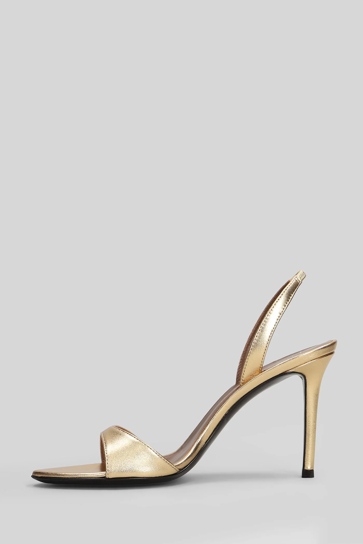 Lilibeth Sandals in gold leather - Image 3