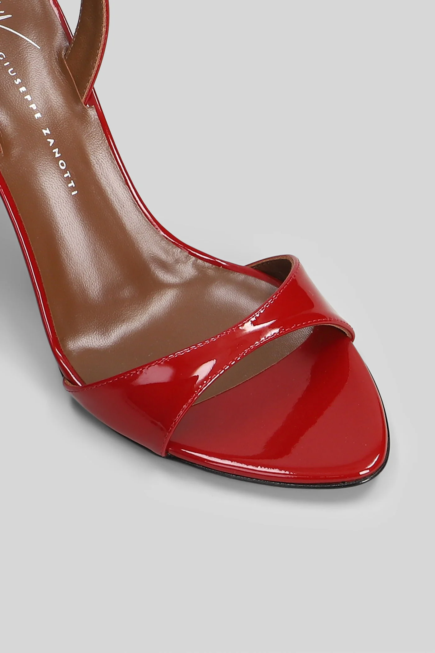 Lilibeth Sandals in red patent leather - Image 5