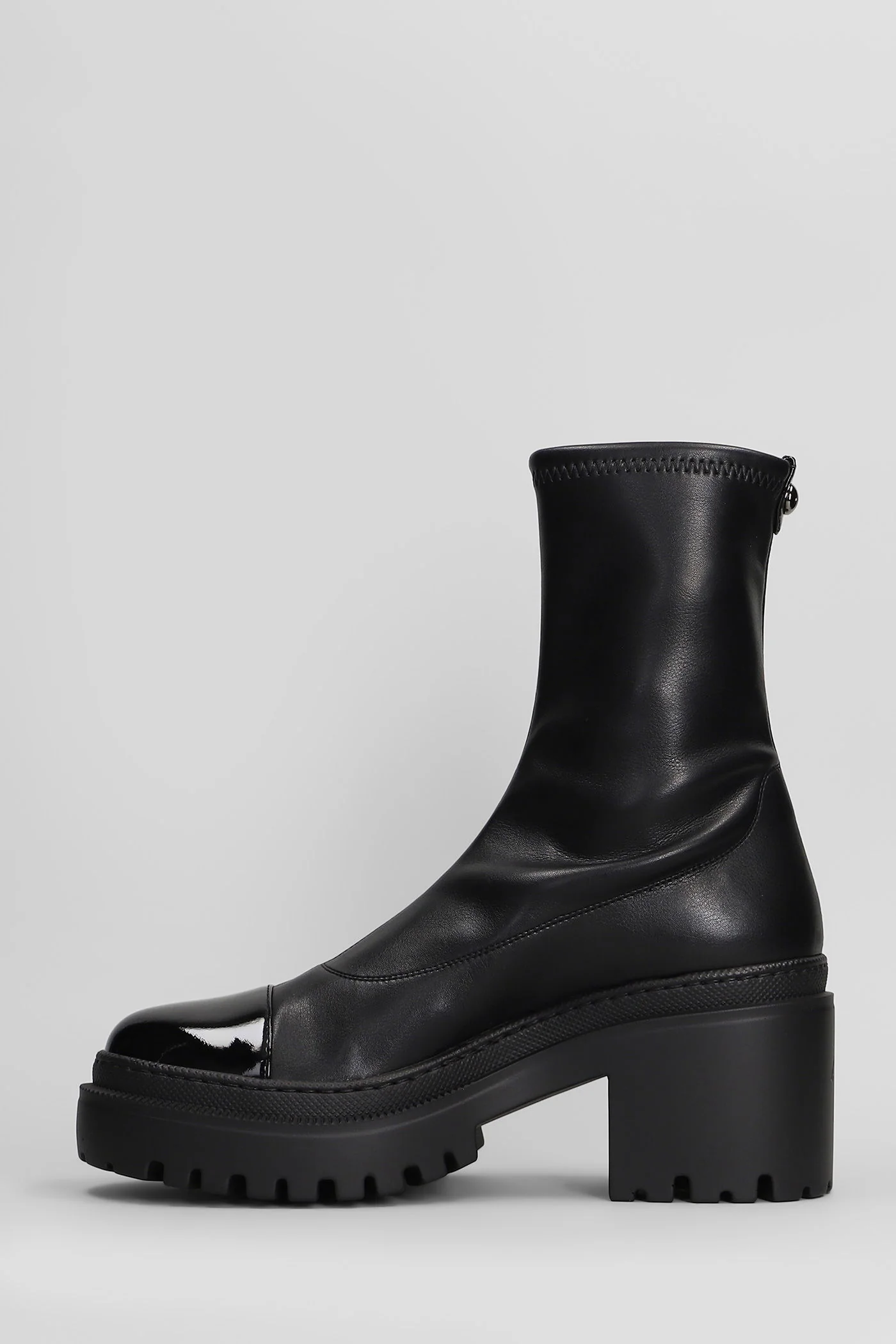 Lionora Combat boots in black leather - Image 3