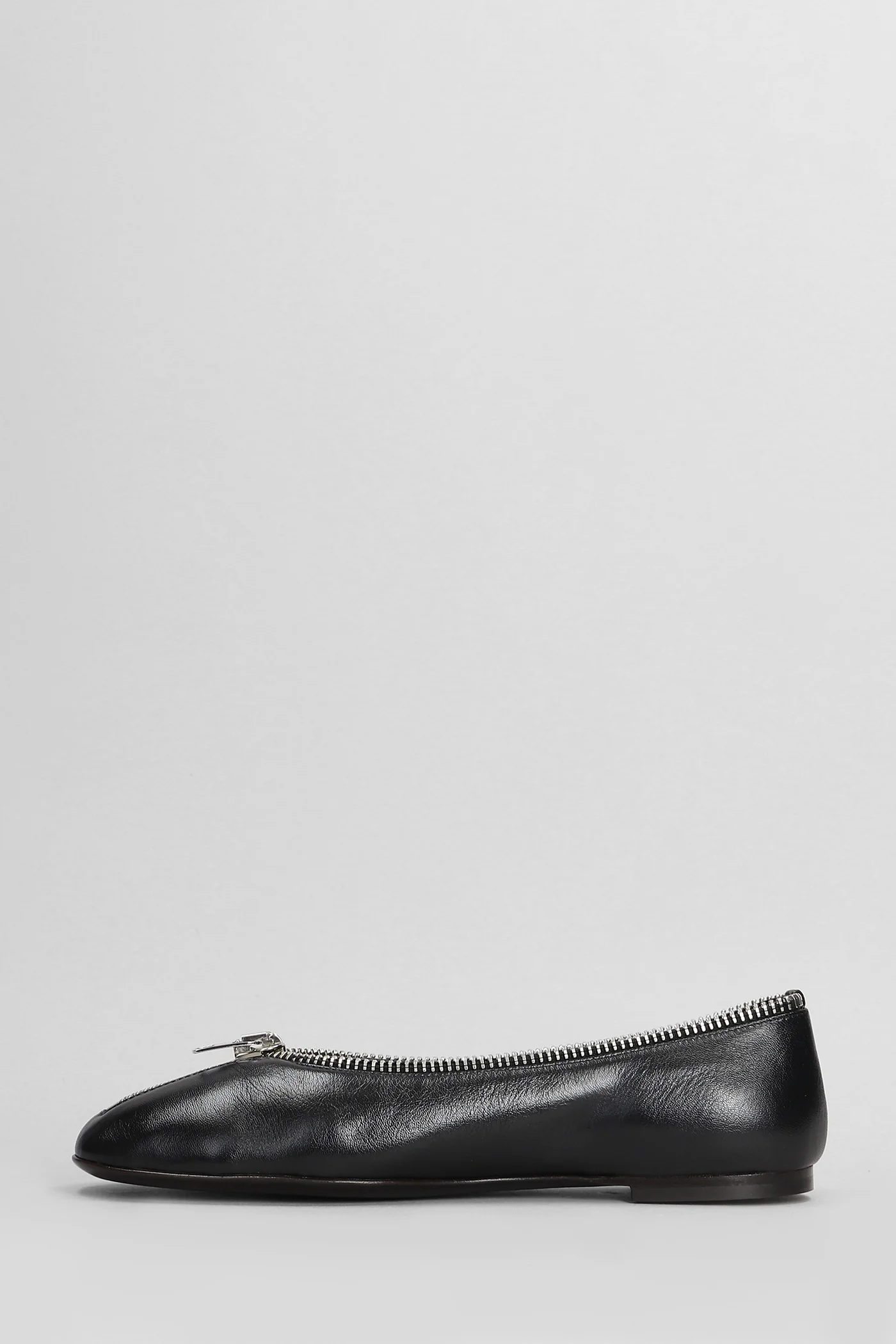 Oriane Ballet flats in black leather - Image 3