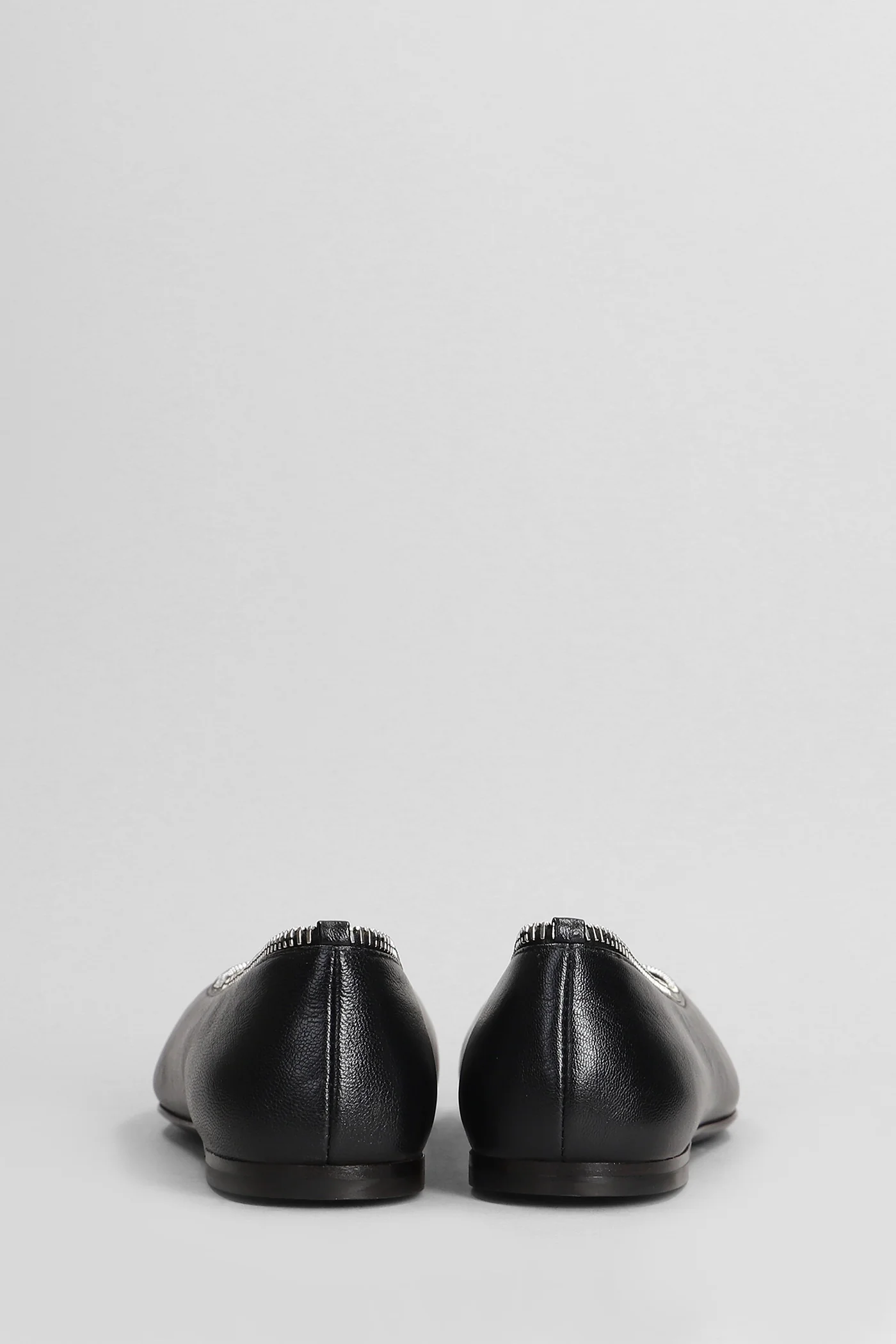 Oriane Ballet flats in black leather - Image 4