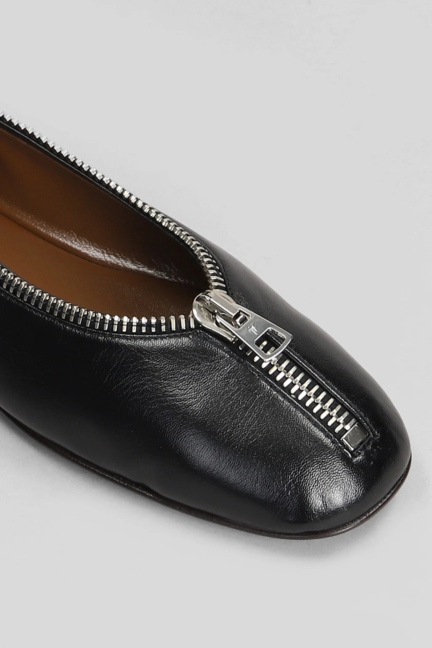 Oriane Ballet flats in black leather - Image 5