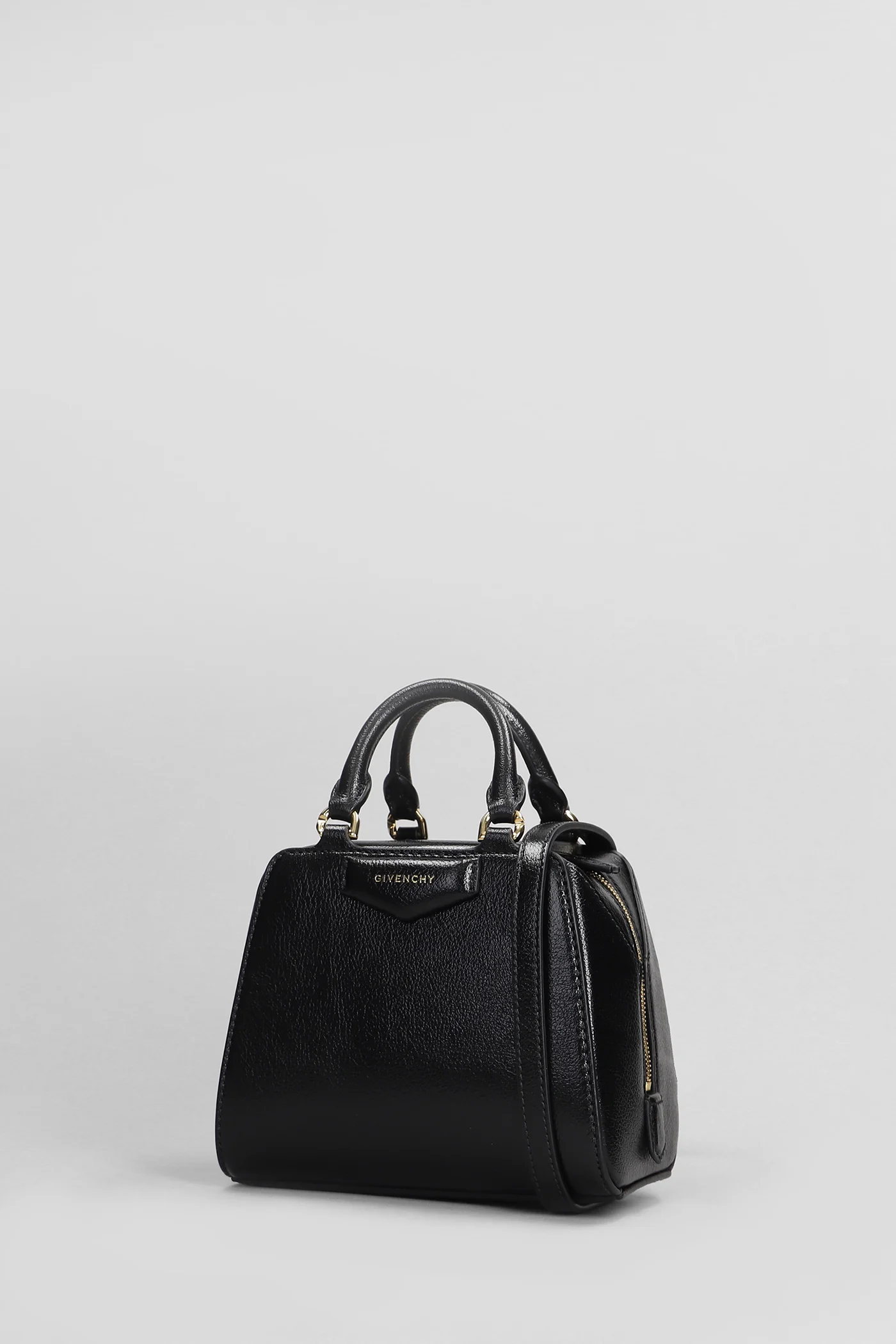 Antigona cube nano Hand bag in black leather - Image 2