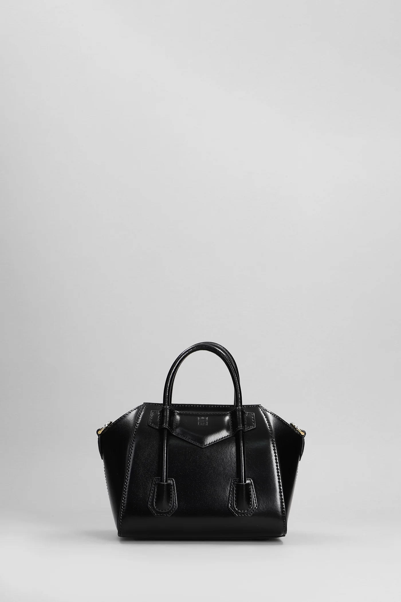Antigona lock toy Shoulder bag in black leather - Image 3