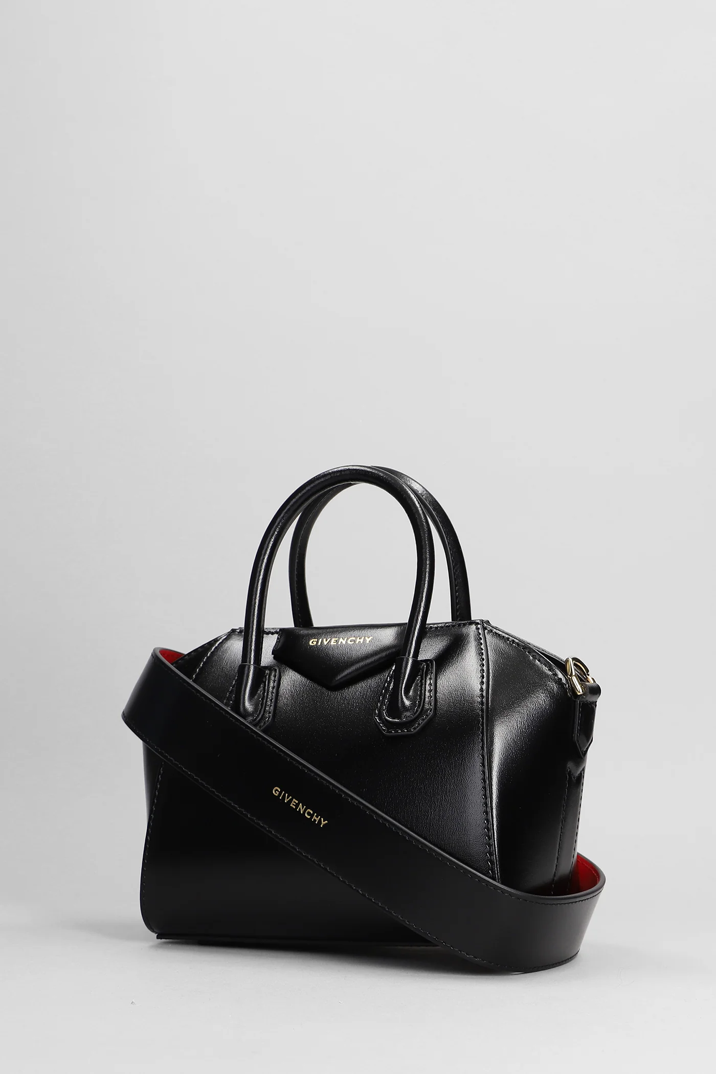 Antigona toy Hand bag in black leather - Image 10