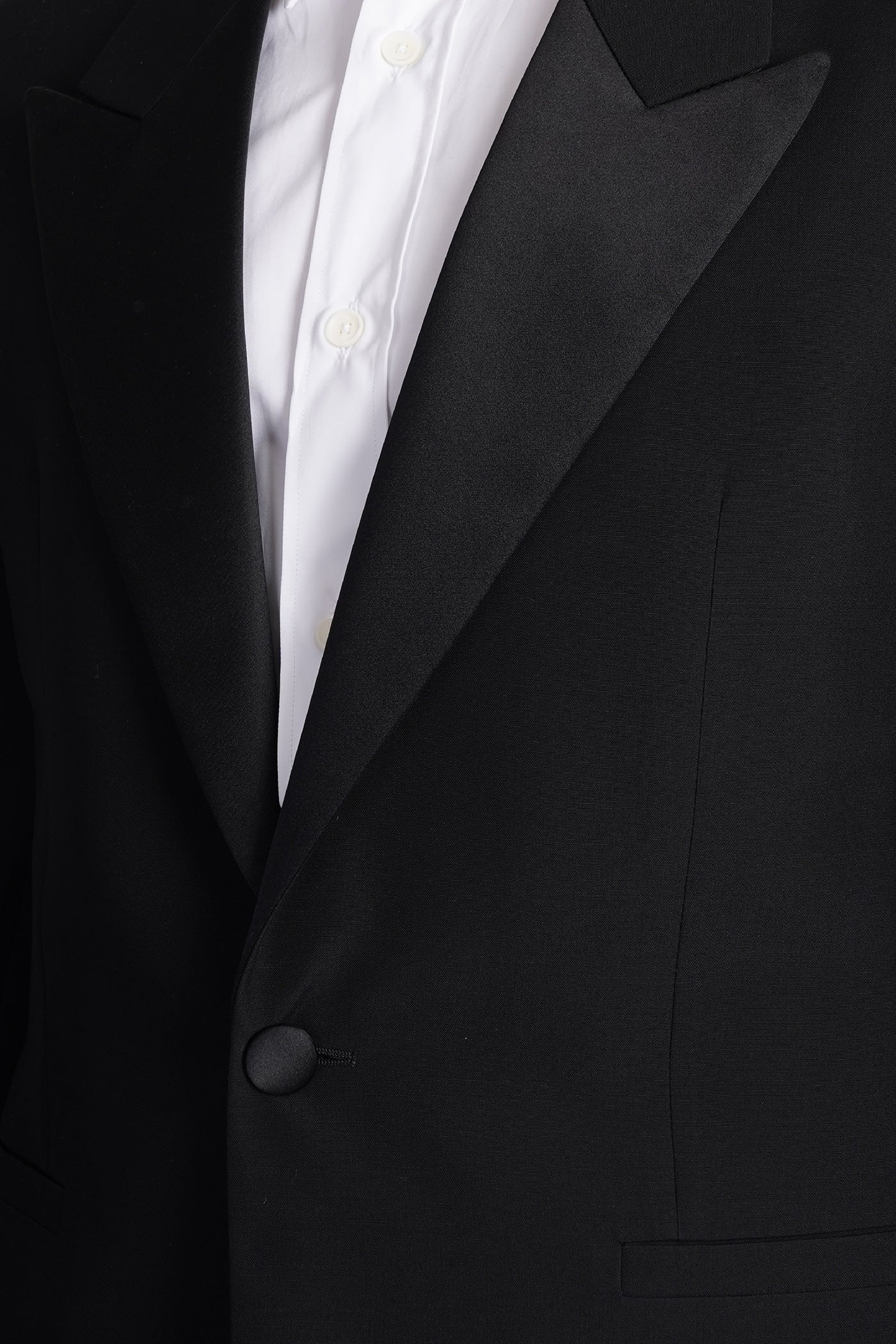 Blazer in black wool - Image 5