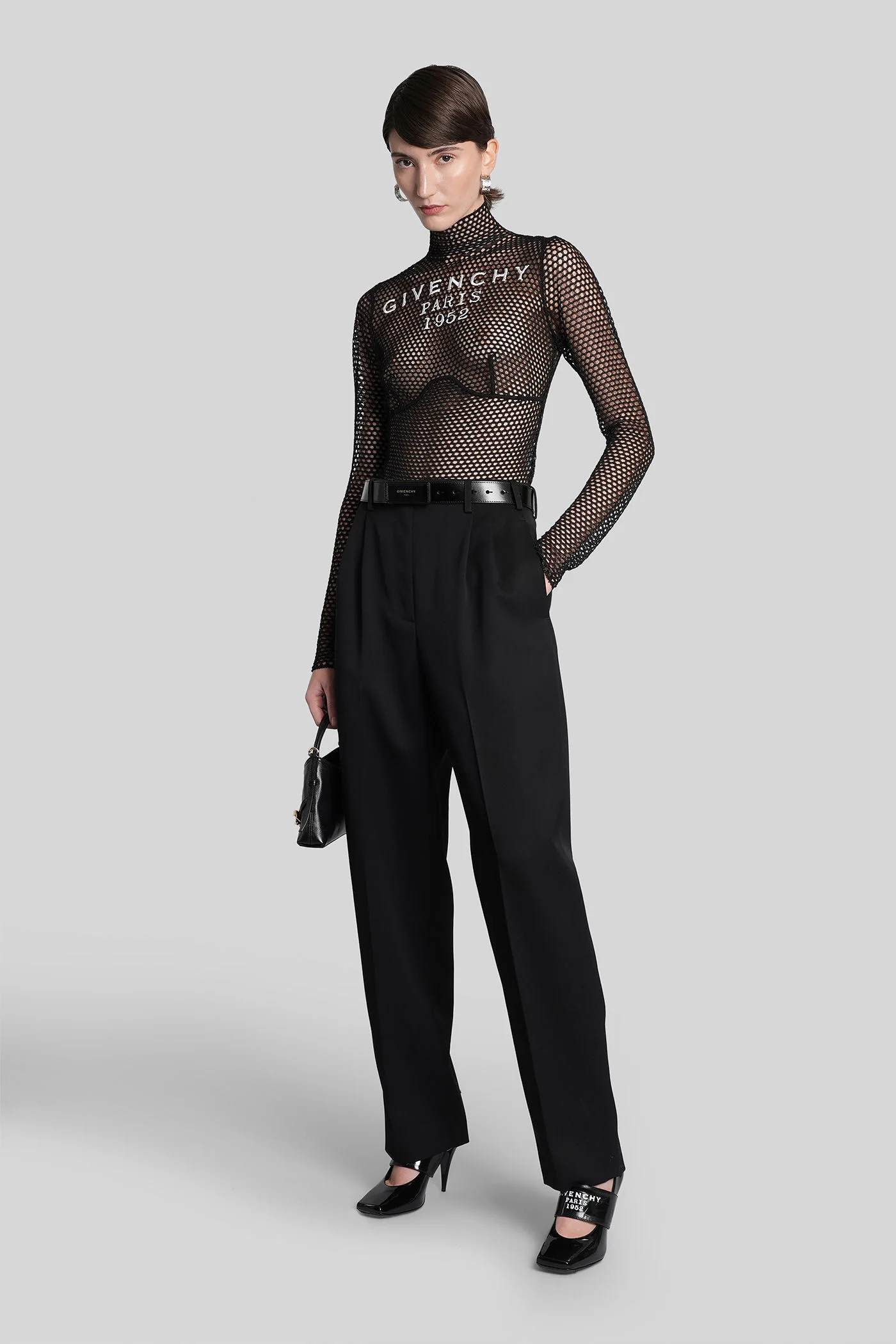 Body in black viscose - Image 2