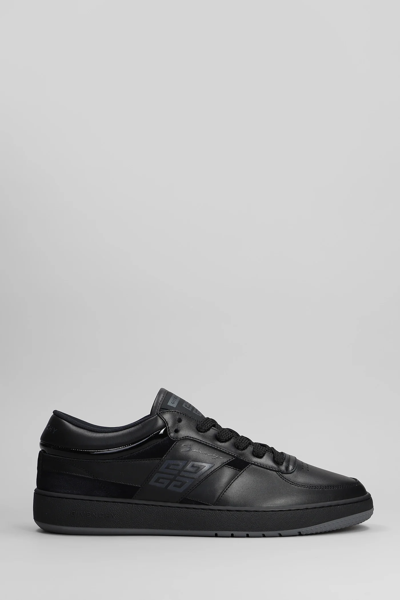 G move low Sneakers in black suede and leather