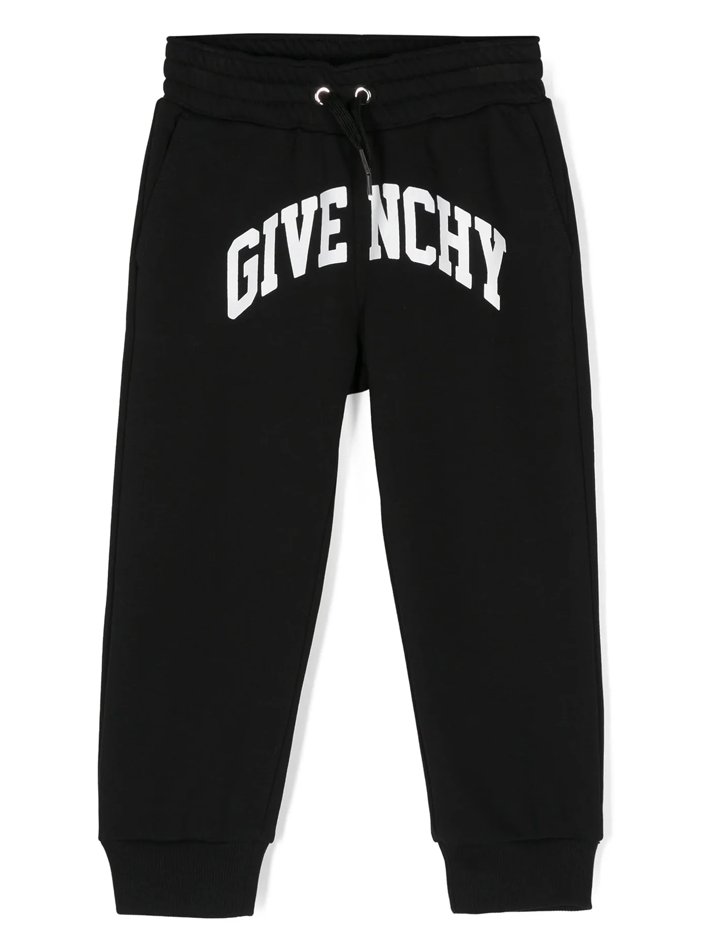 Pants in black cotton