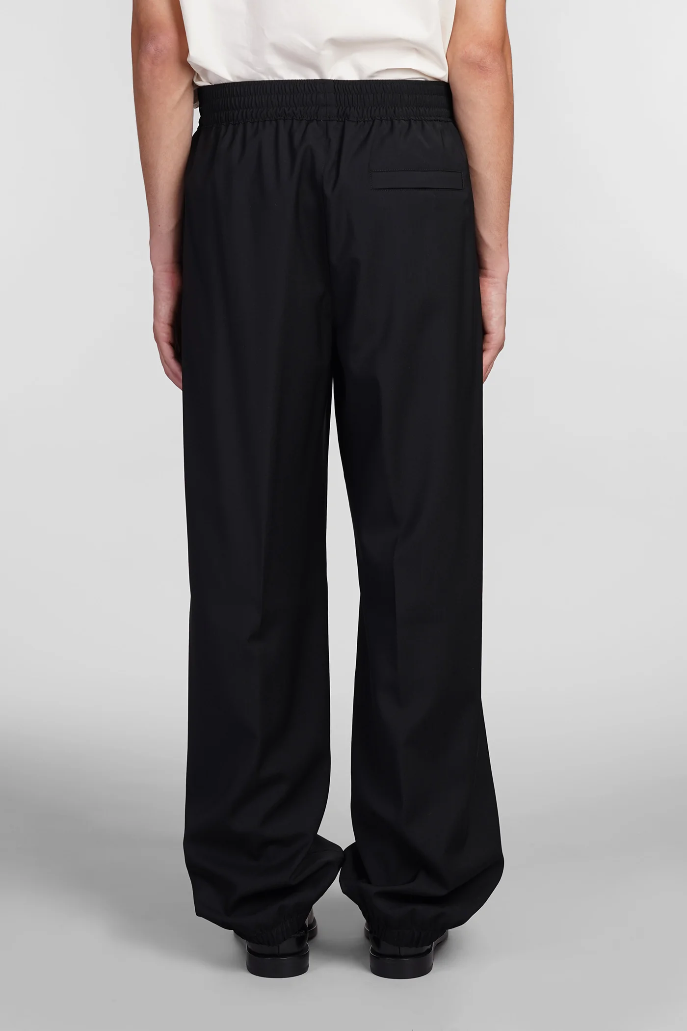 Pants in black wool - Image 3