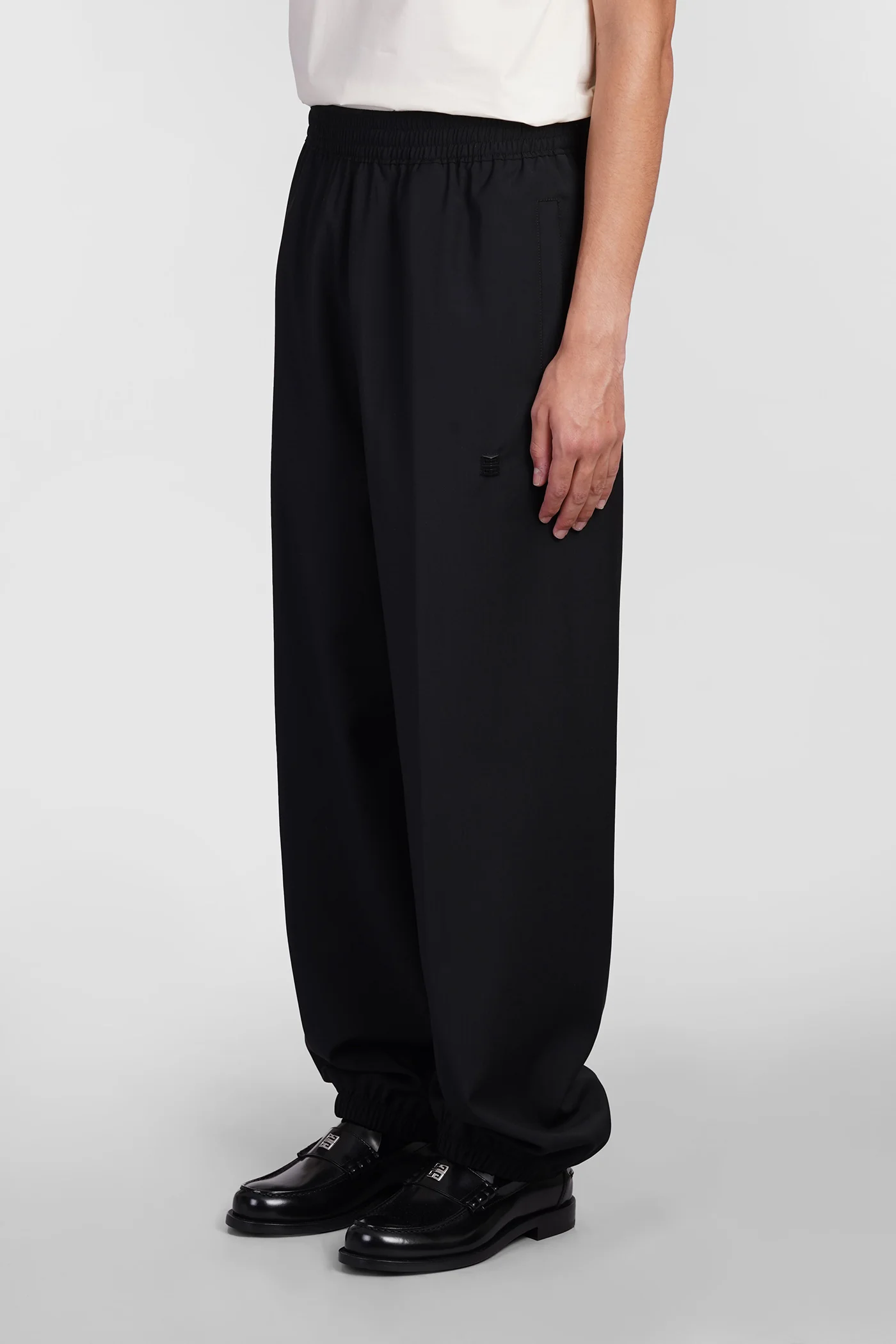 Pants in black wool - Image 4