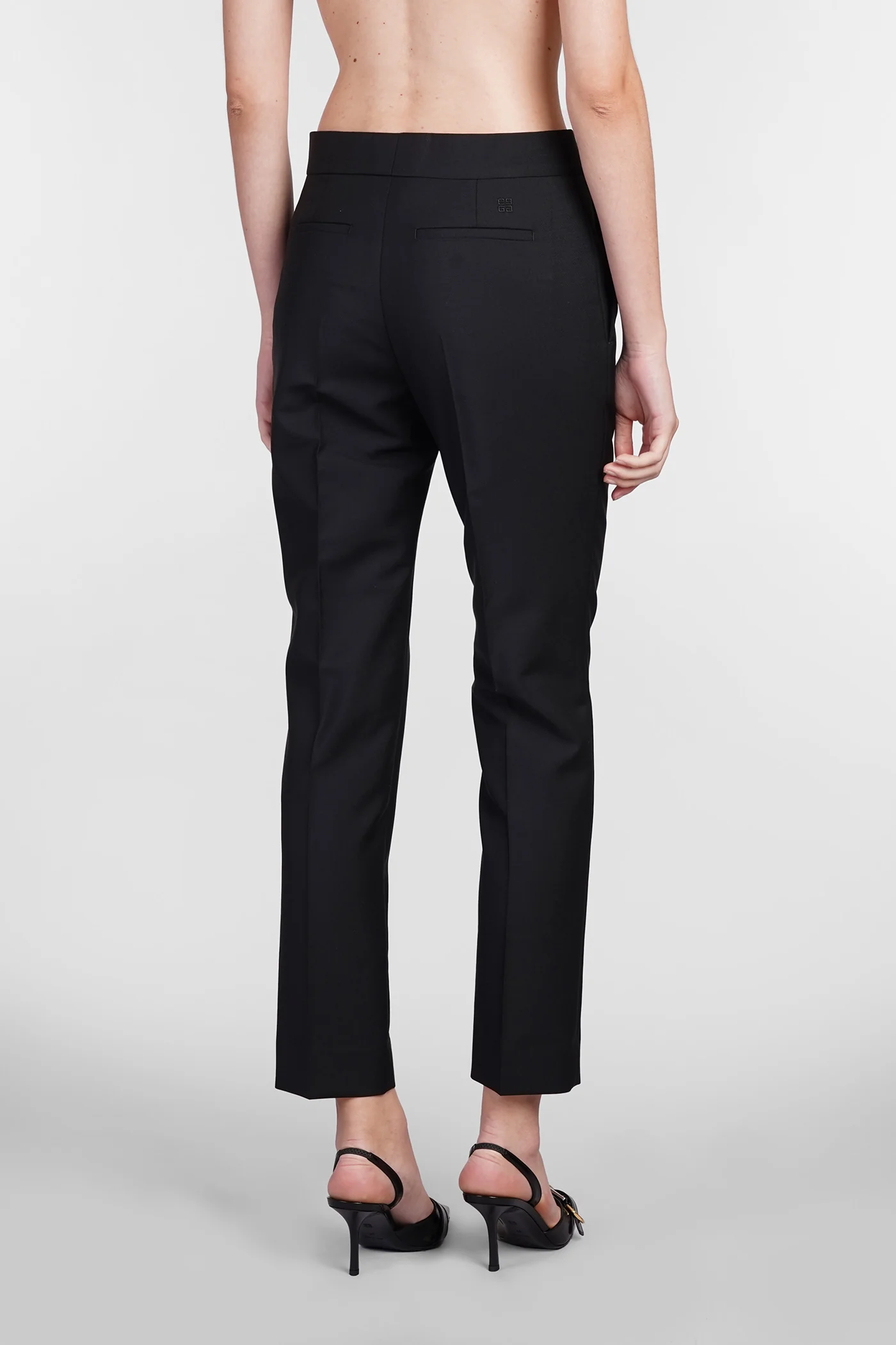 Pants in black wool - Image 3