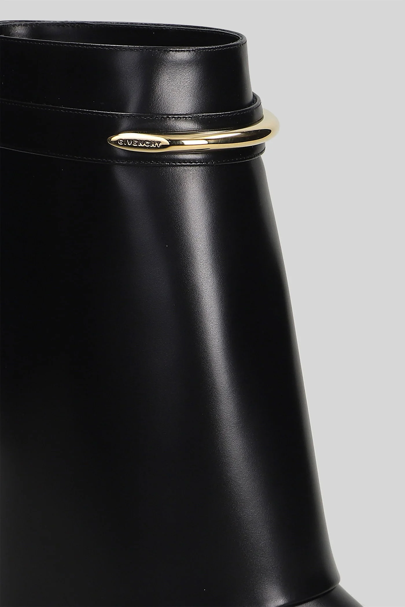 Shark boots 95mm High heels Ankle boots in black leather - Image 5