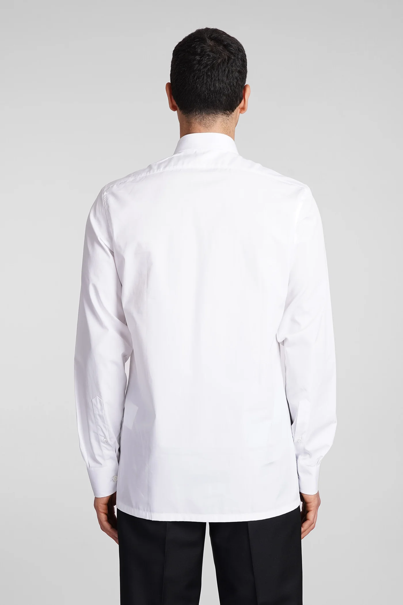 Shirt in white cotton - Image 3