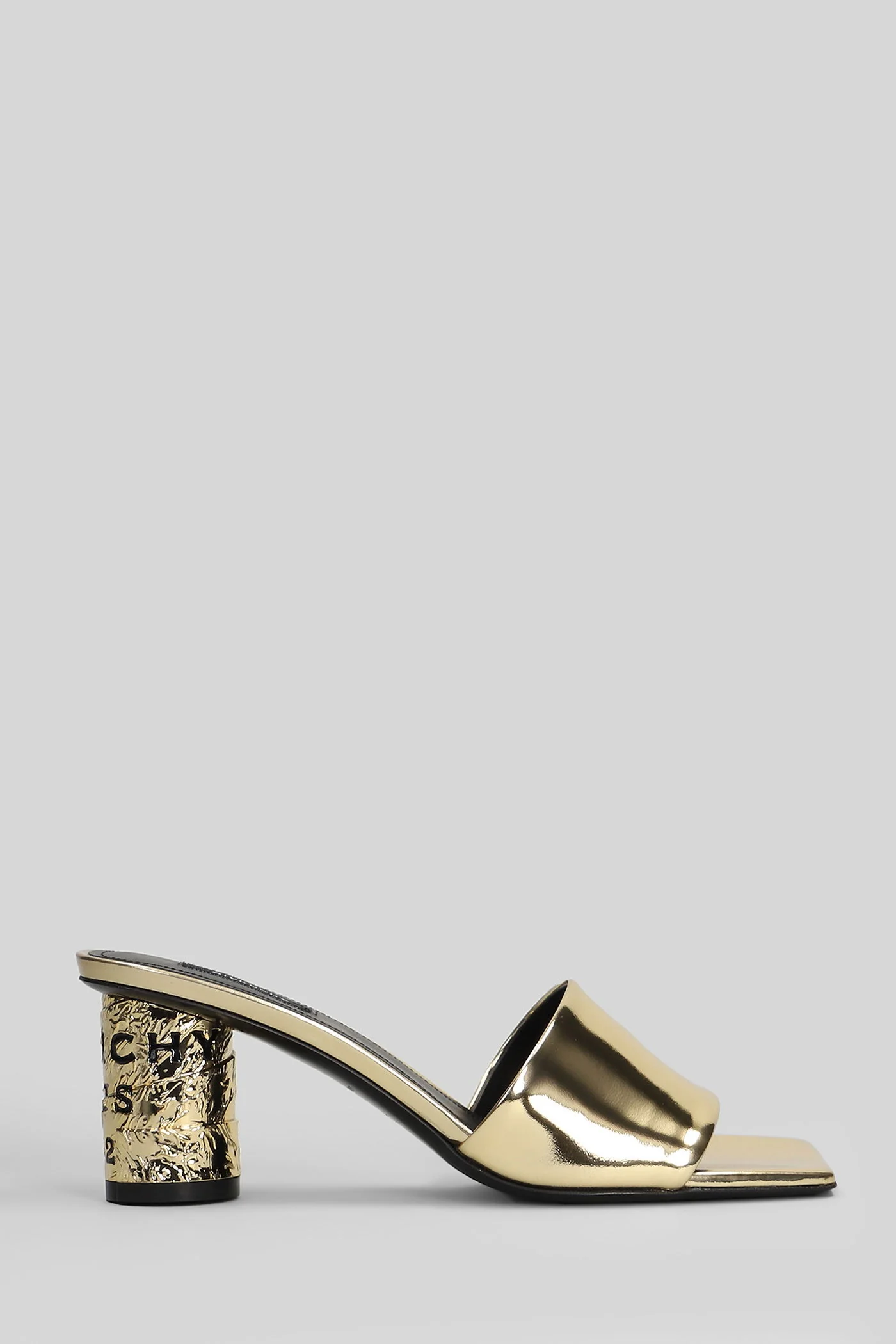 Slipper-Mule in gold leather