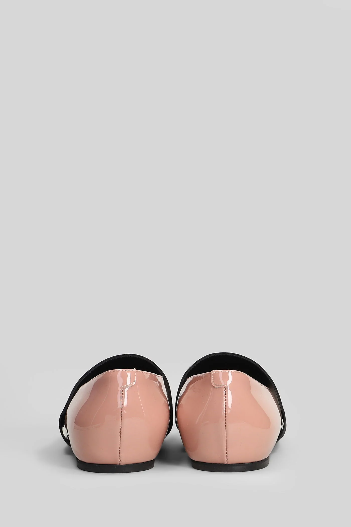 Squared Ballet flats in rose-pink patent leather - Image 4