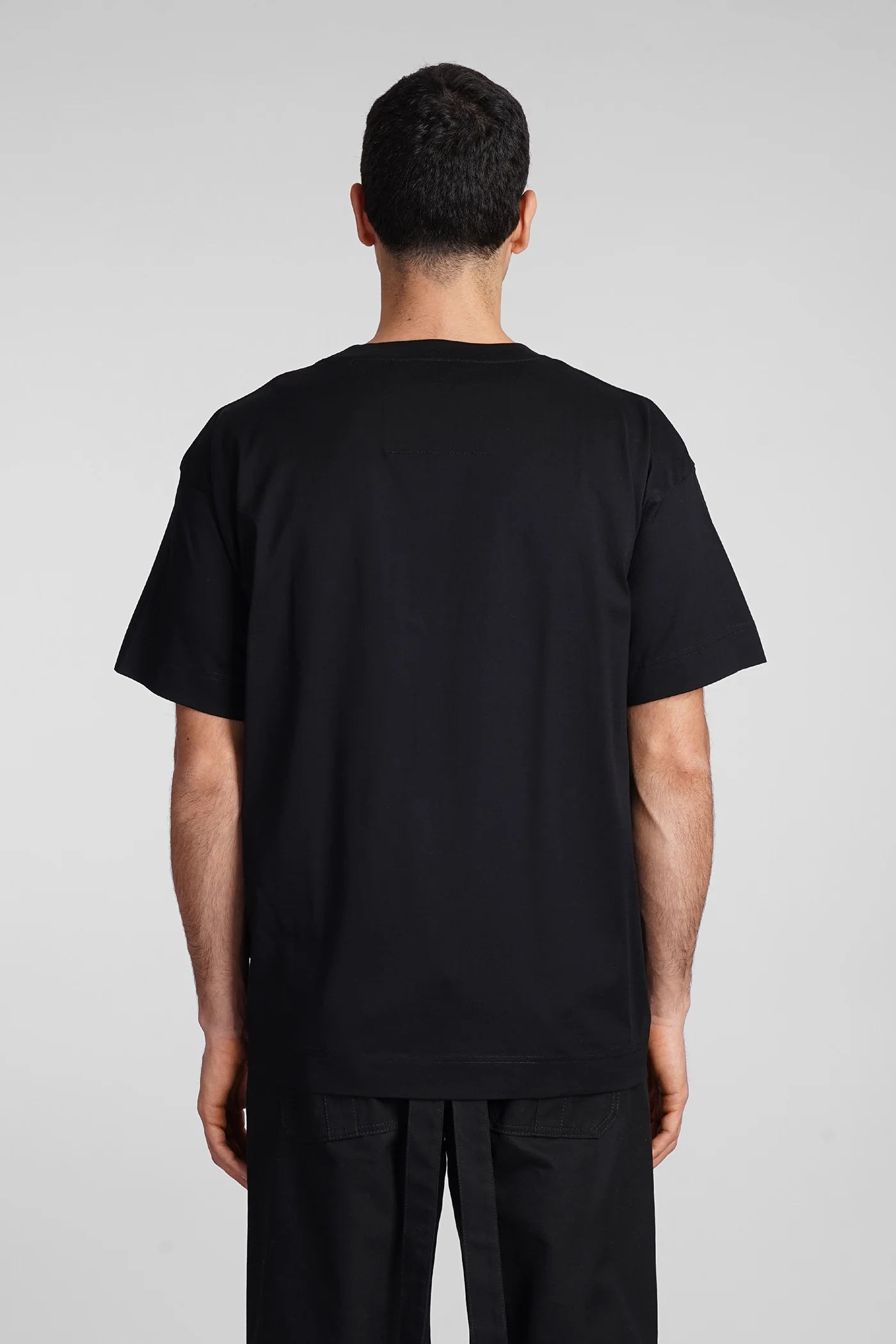T-Shirt in black cotton - Image 3