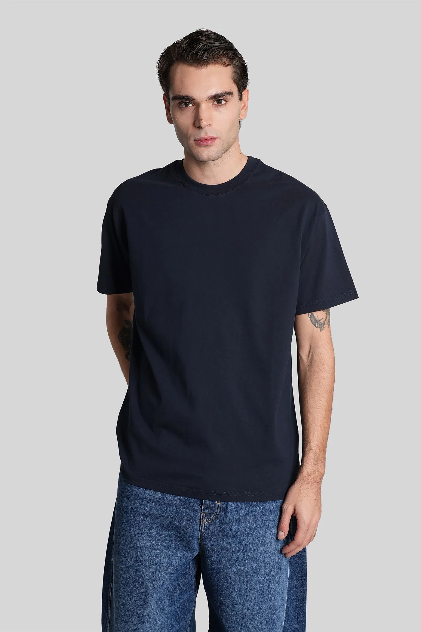T-Shirt in blue cotton - Image 6