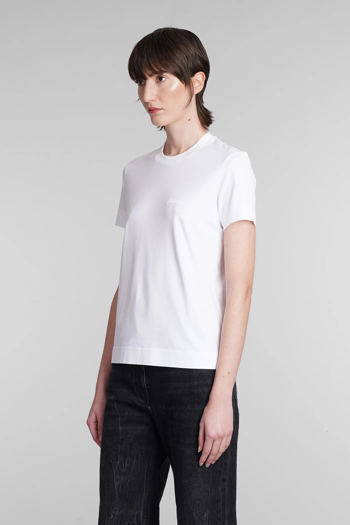 T-Shirt in white cotton - Image 4