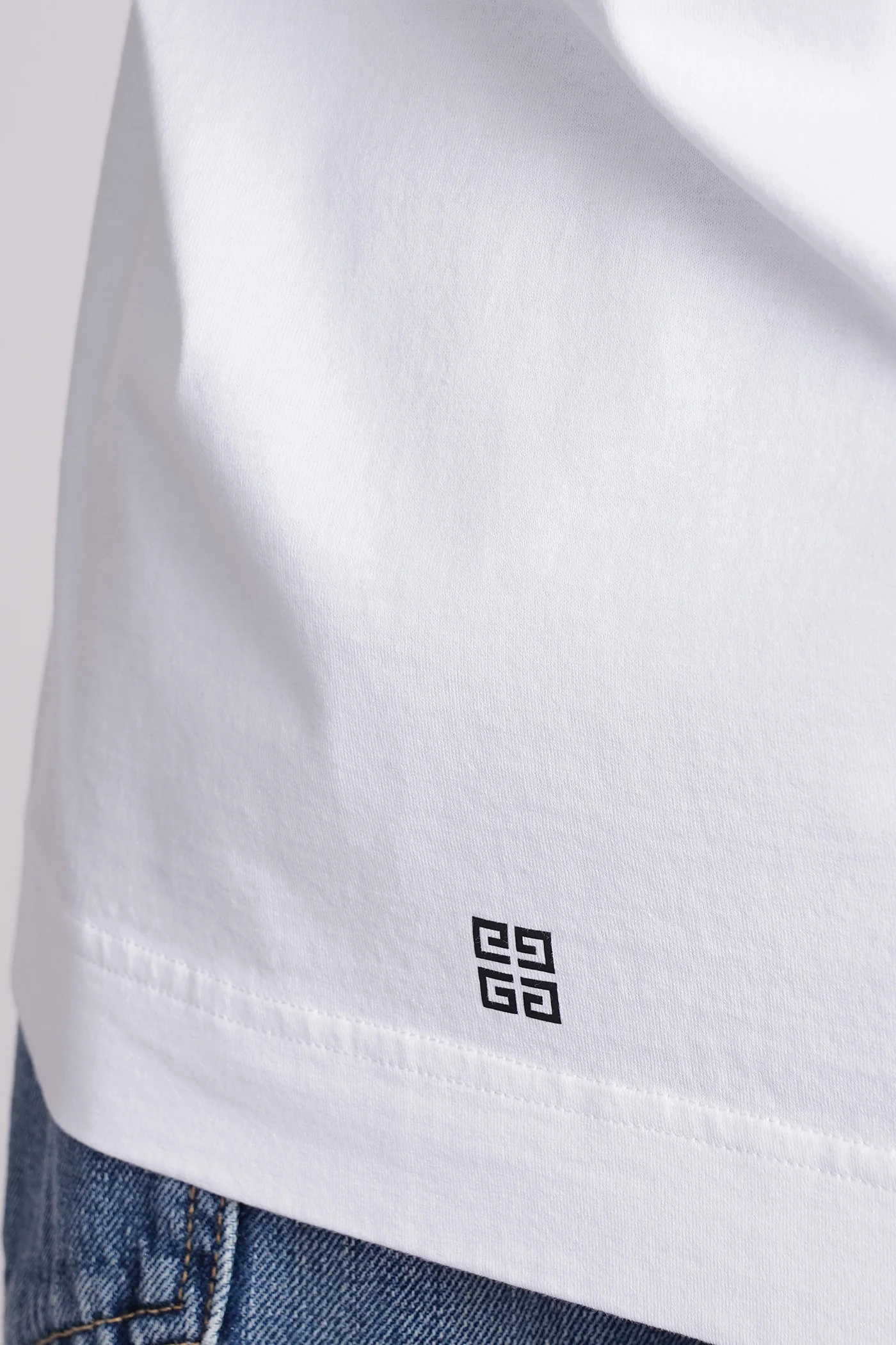 T-Shirt in white cotton - Image 5
