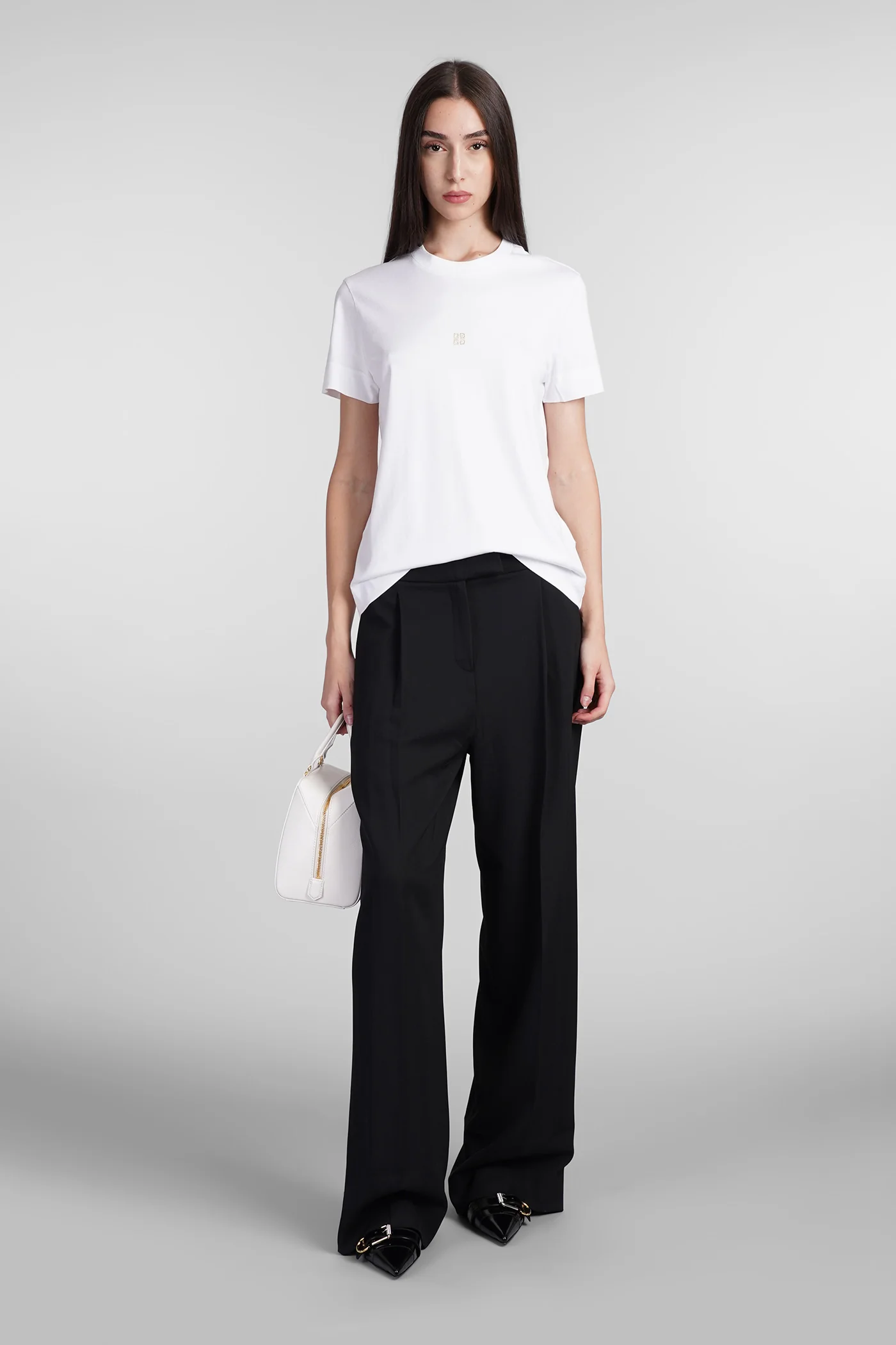 T-Shirt in white cotton - Image 2
