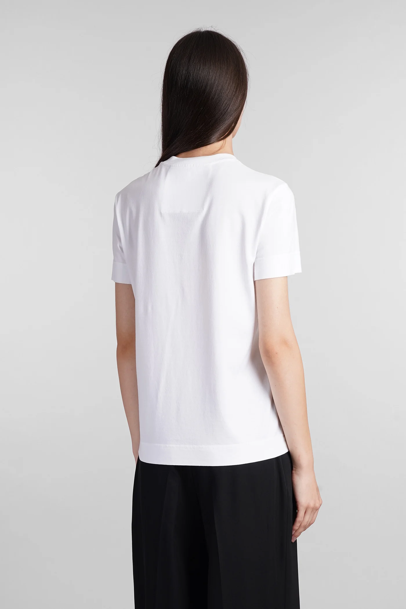 T-Shirt in white cotton - Image 3