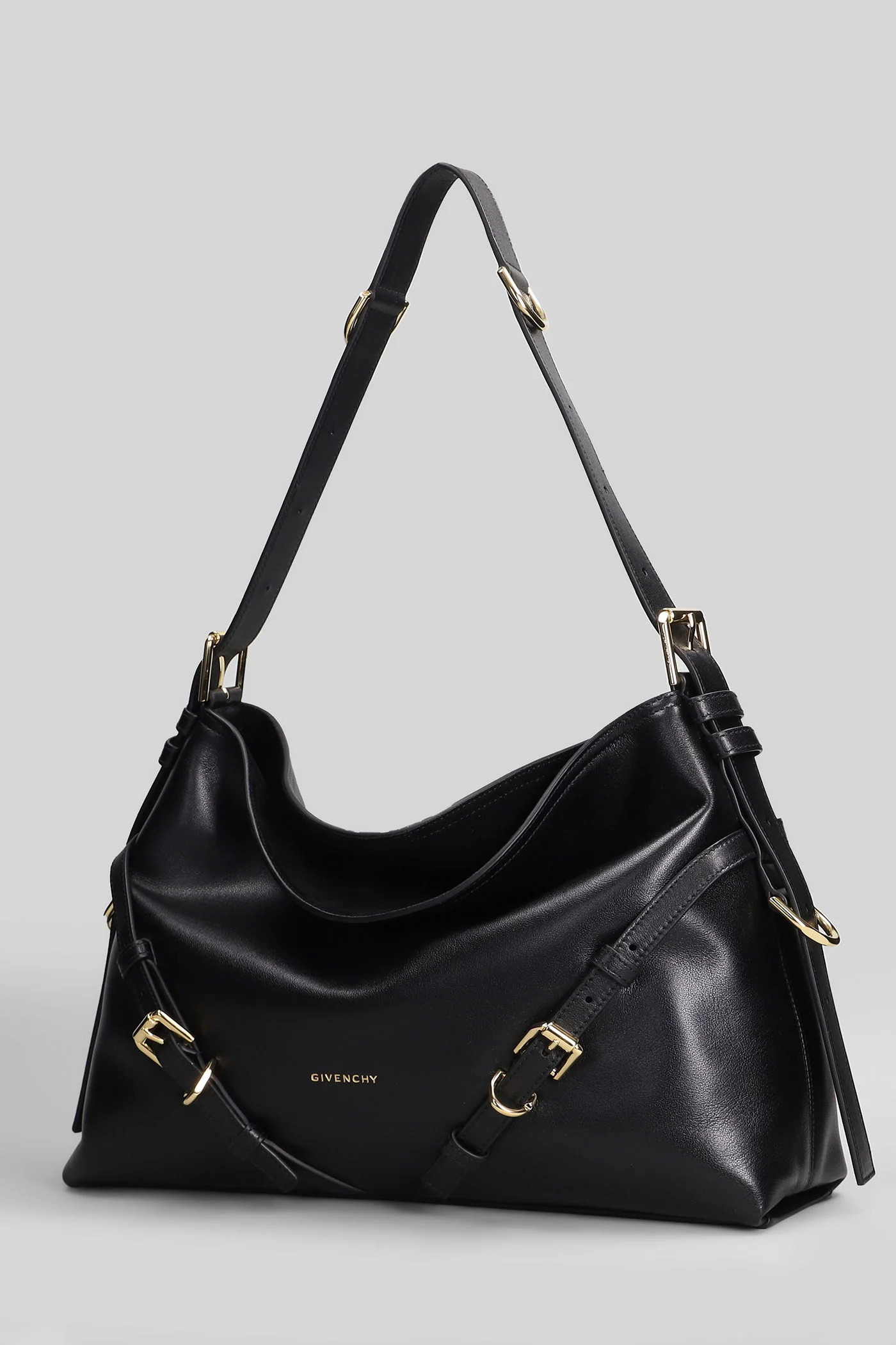 Voyou medium Tote in black leather - Image 2