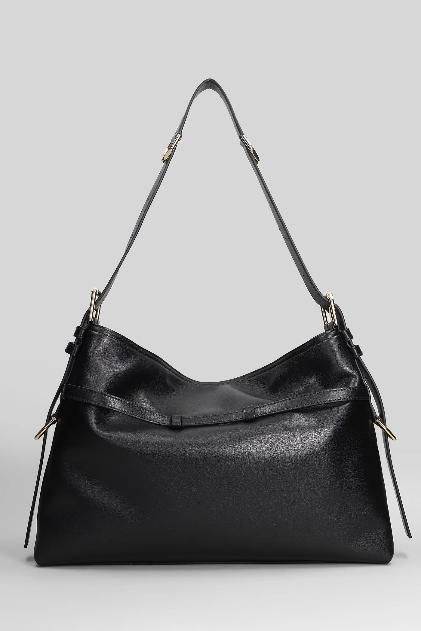 Voyou medium Tote in black leather - Image 3