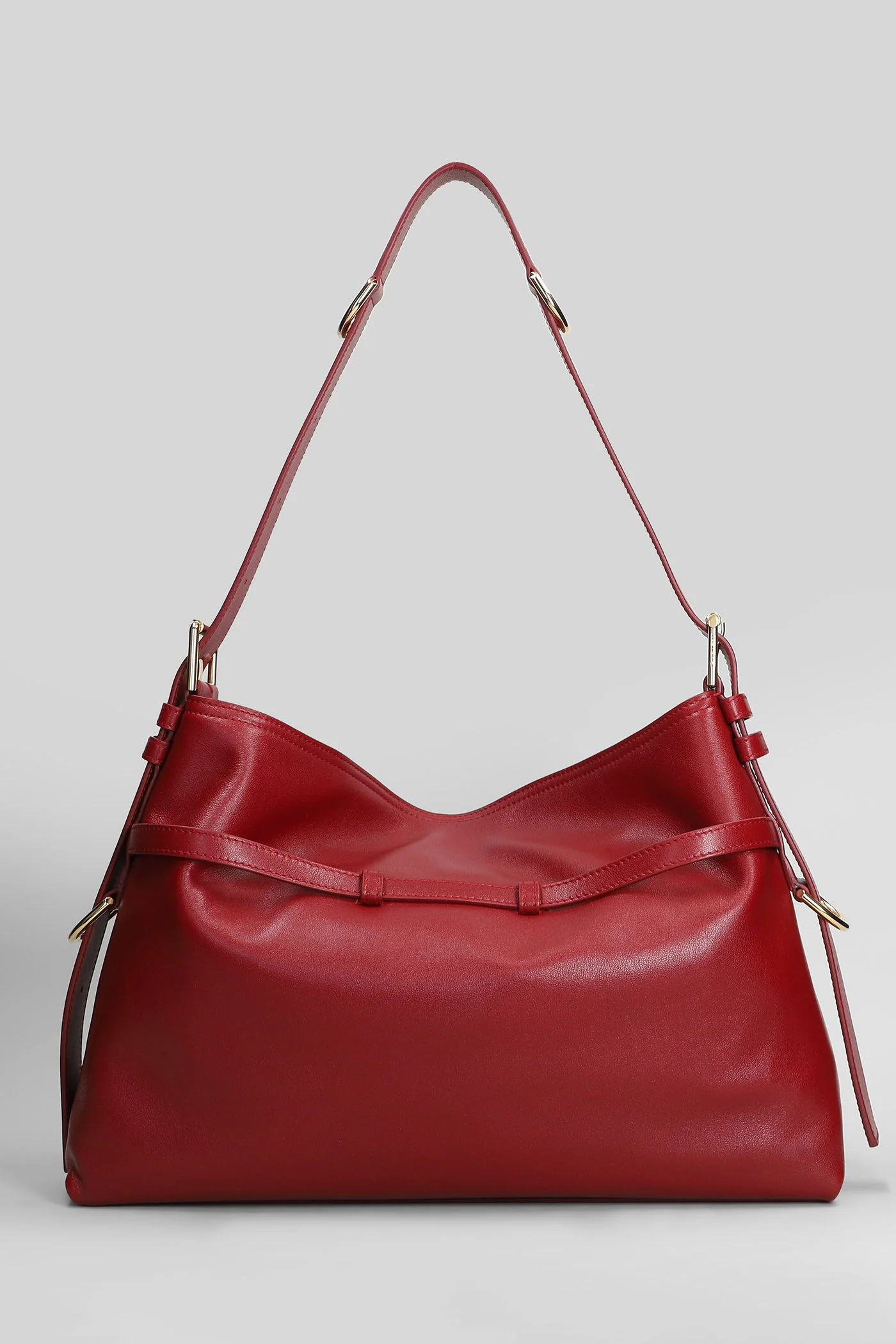 Voyou medium Tote in red leather - Image 3