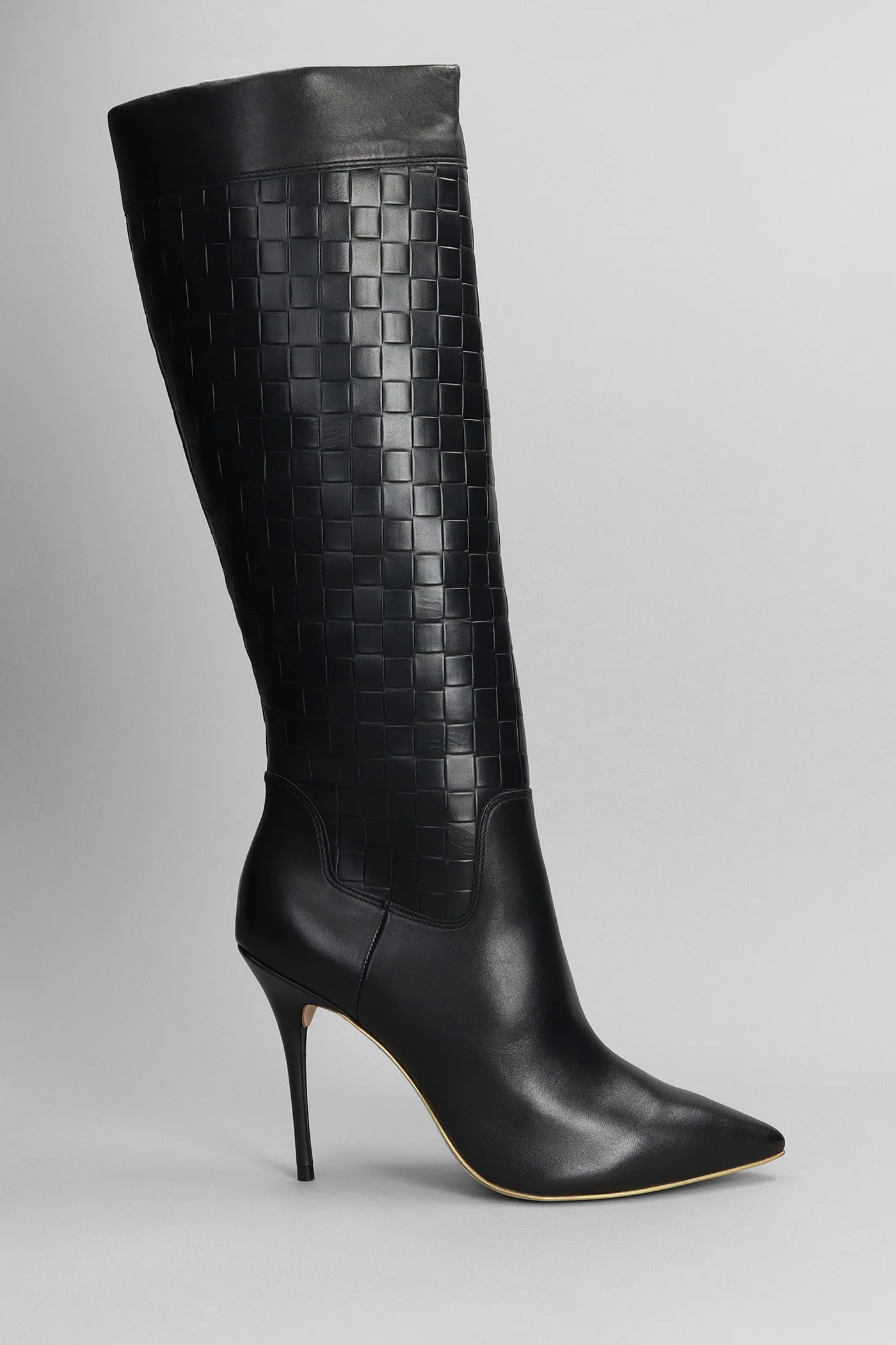Eta High heels boots in black leather