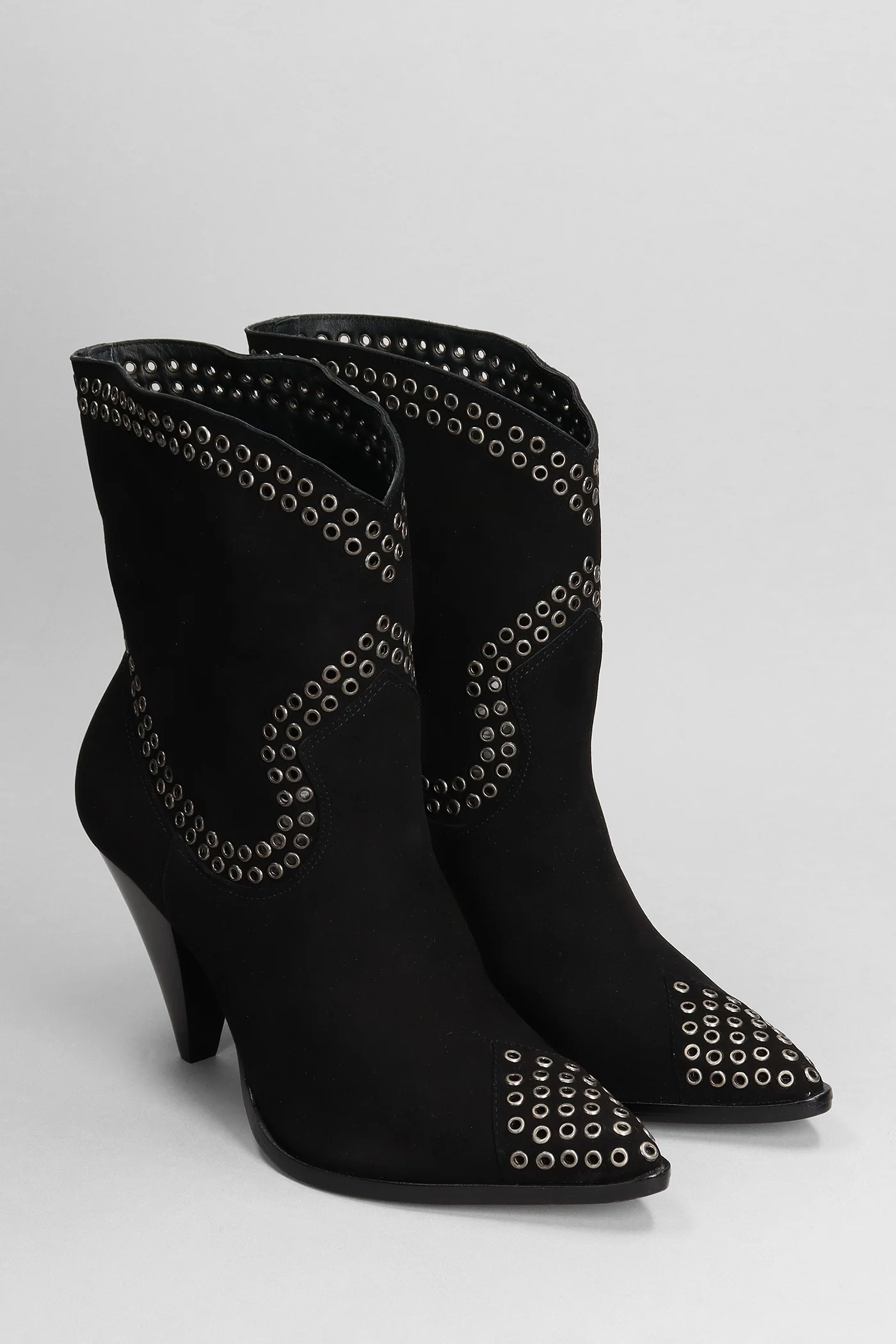 Filac High heels Ankle boots in black suede - Image 2