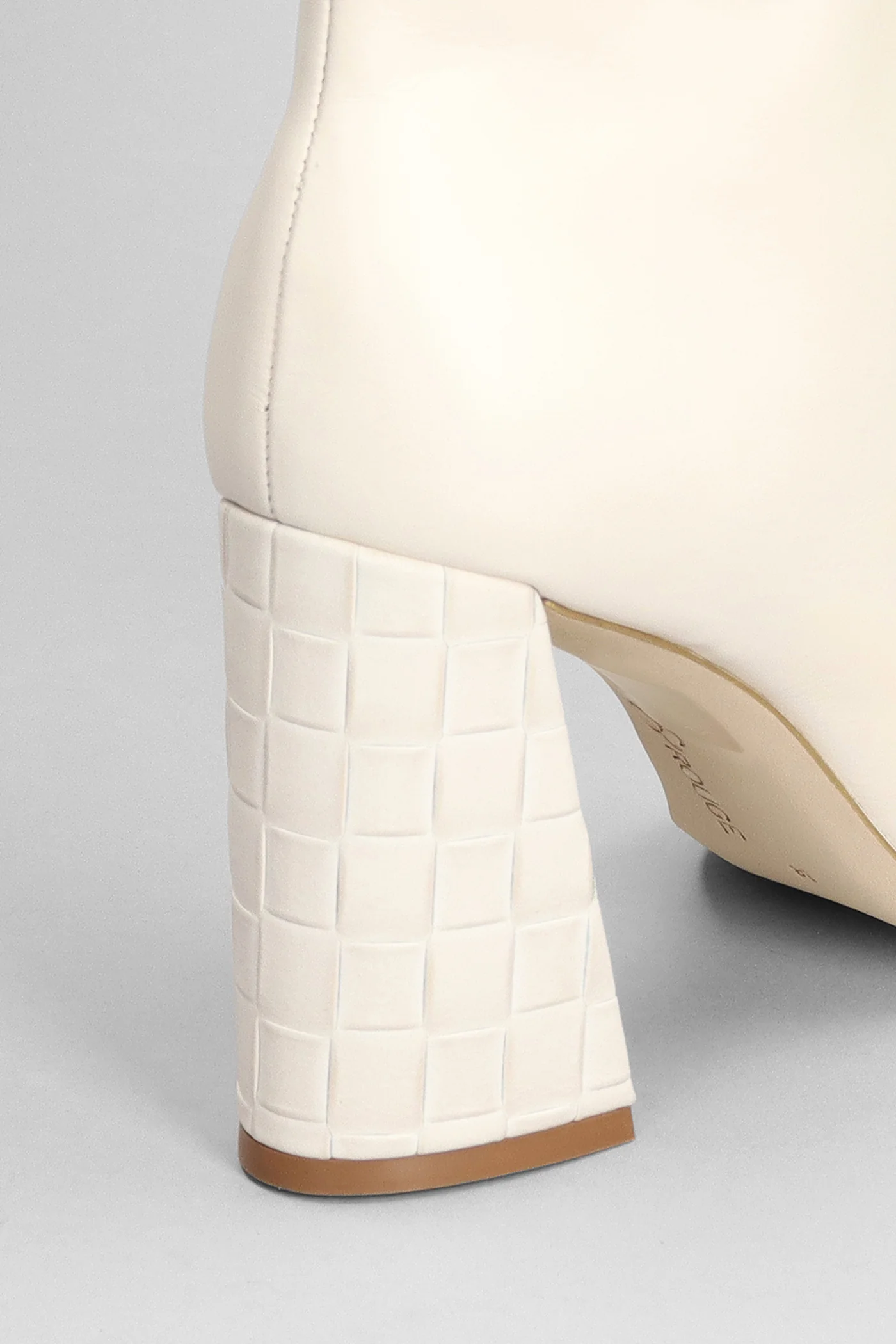 Markab High heels Ankle boots in white leather - Image 5