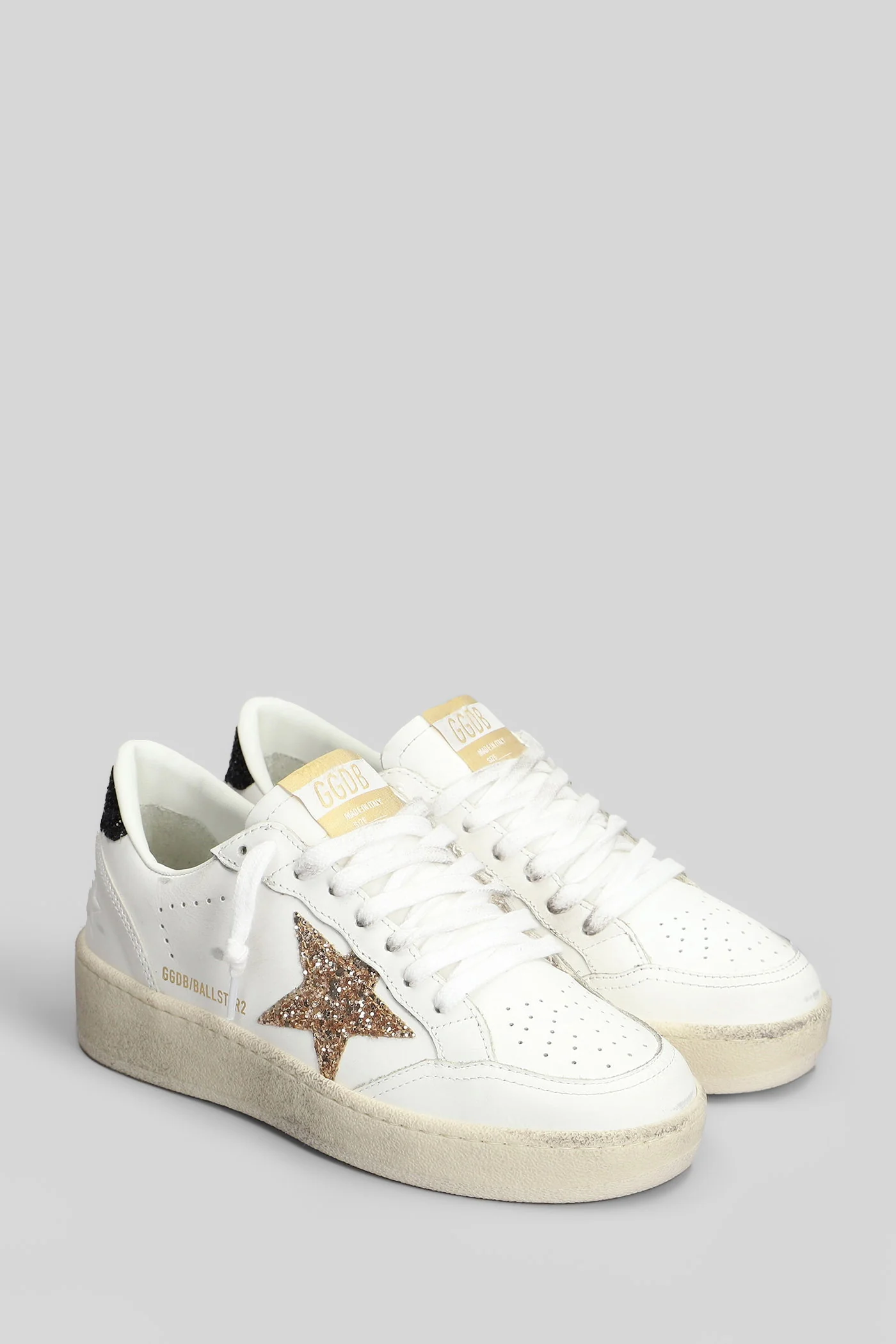 Ball Star 2 Sneakers in white leather - Image 2