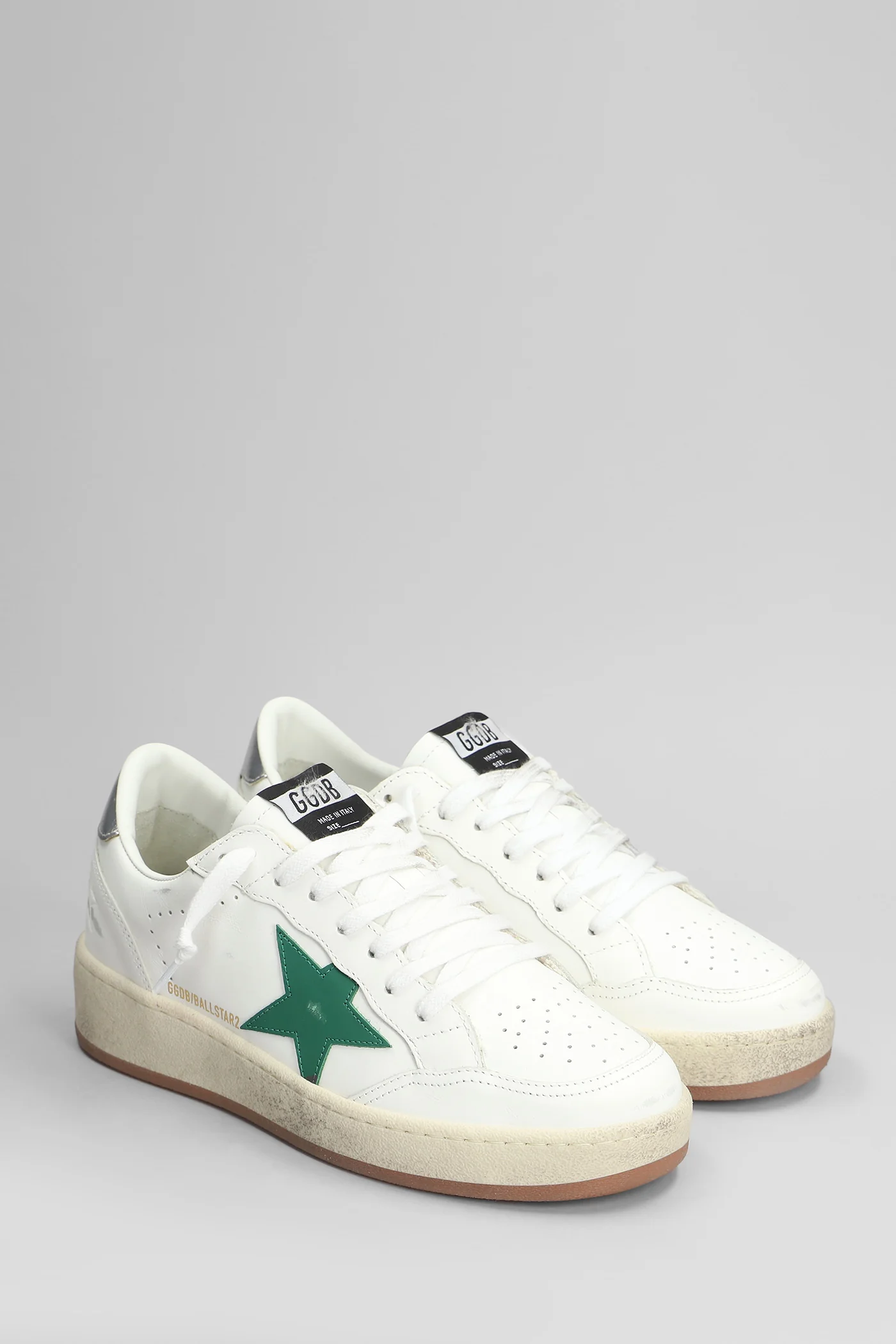 Ball Star 2 Sneakers in white leather - Image 2