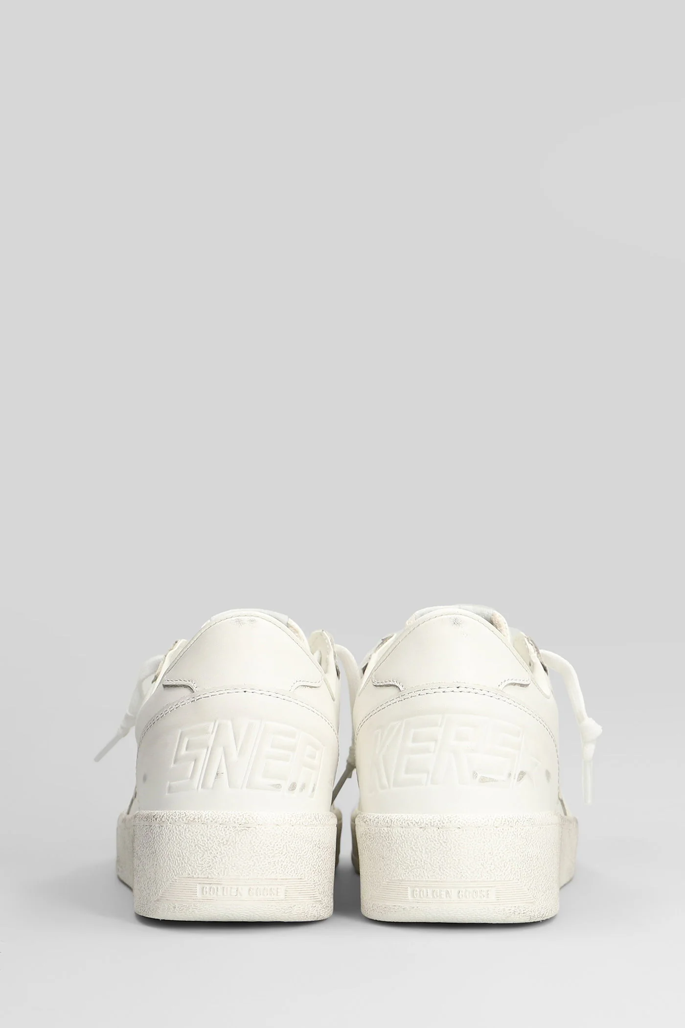 Ball Star 2 Sneakers in white leather - Image 4