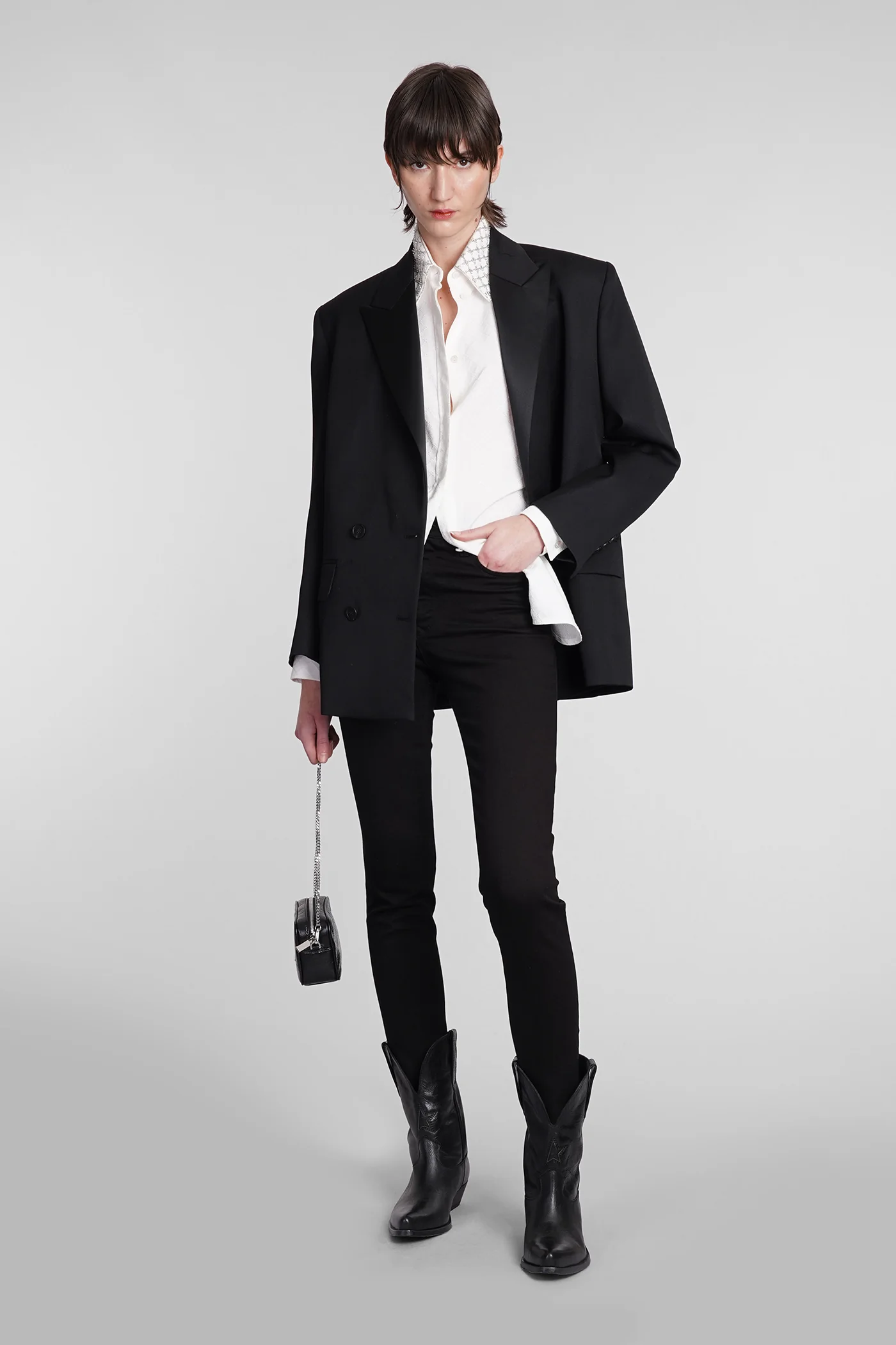 Batilda Shirt in white viscose - Image 2